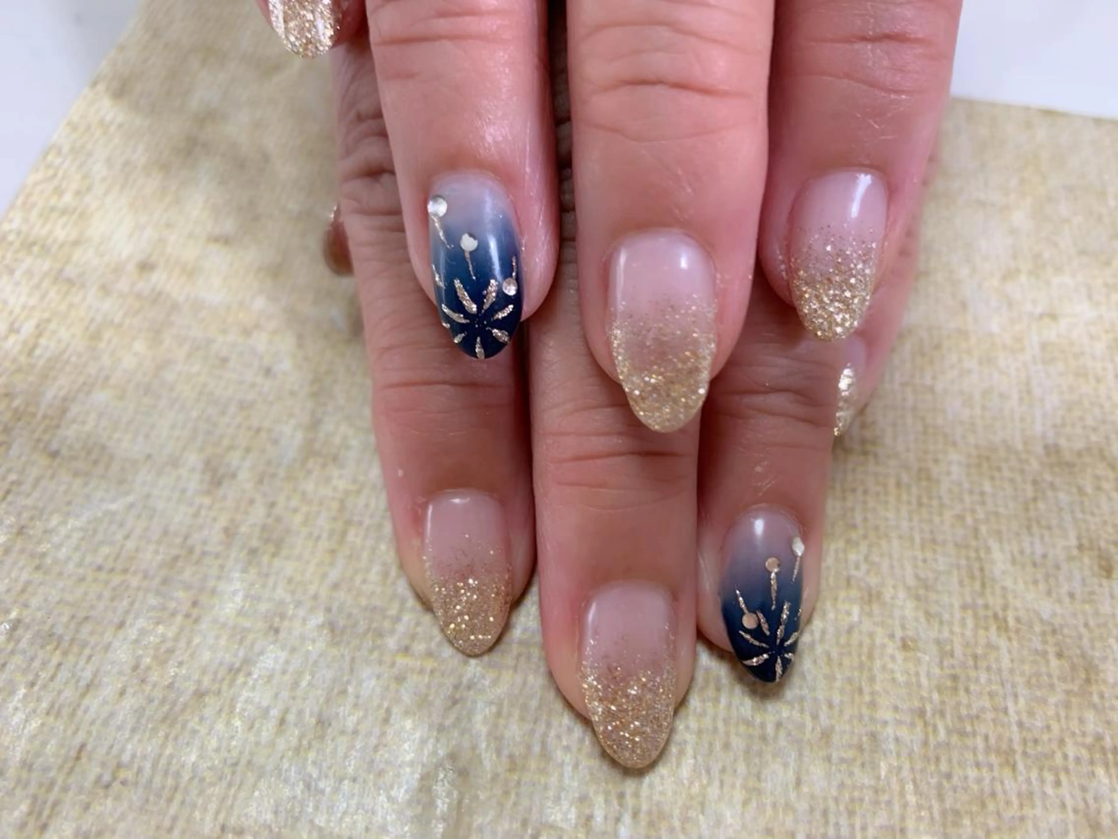ネイル ハンドネイル an sucre baseのネイルデザイン