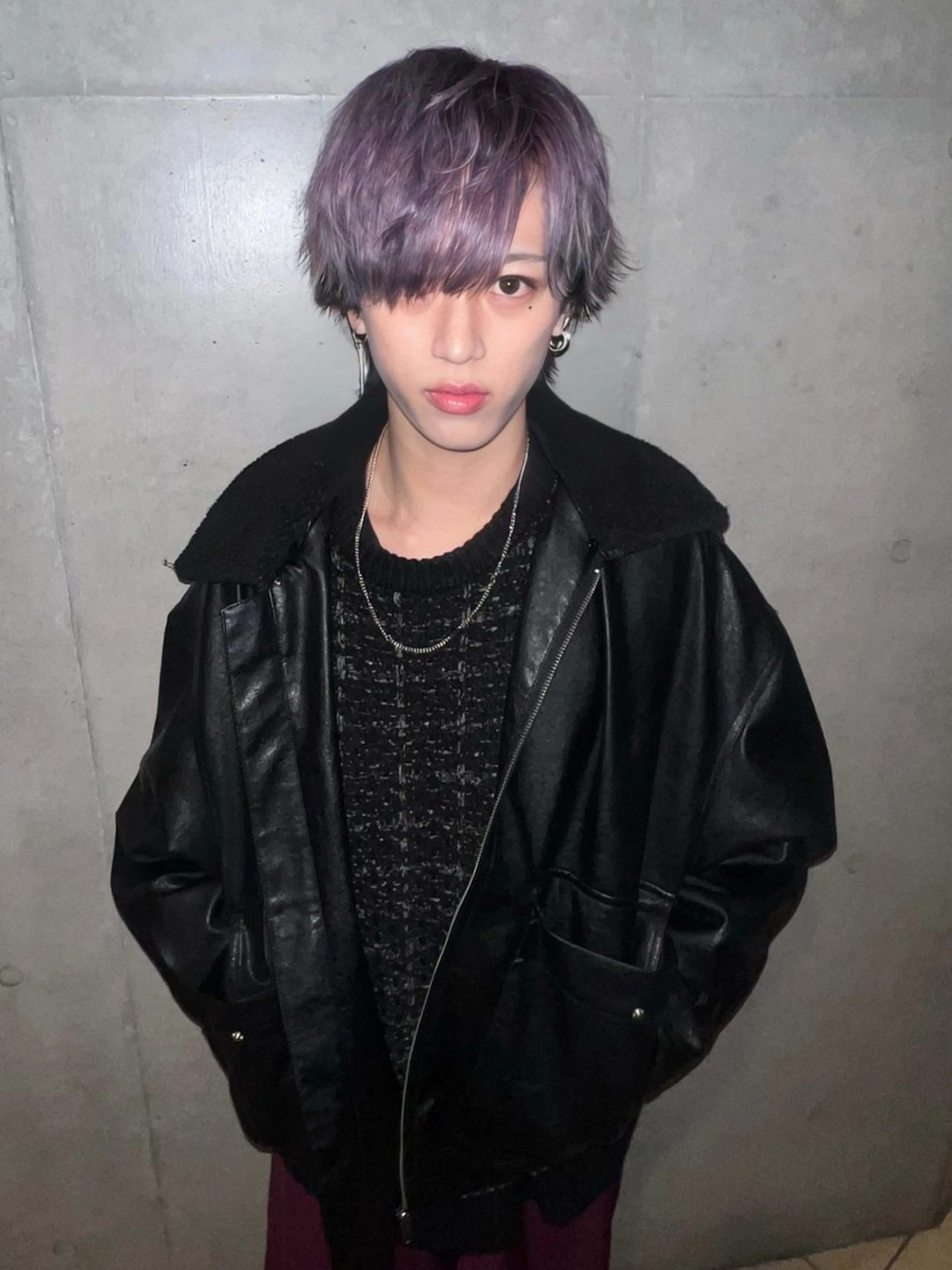 ショート カラー メンズ メンズブリーチ メンズハイトーン メンズパーマ メンズウルフカット ブリーチ ヘアカラー トリートメント RYOTA /GARTE髪質改善のヘアスタイル