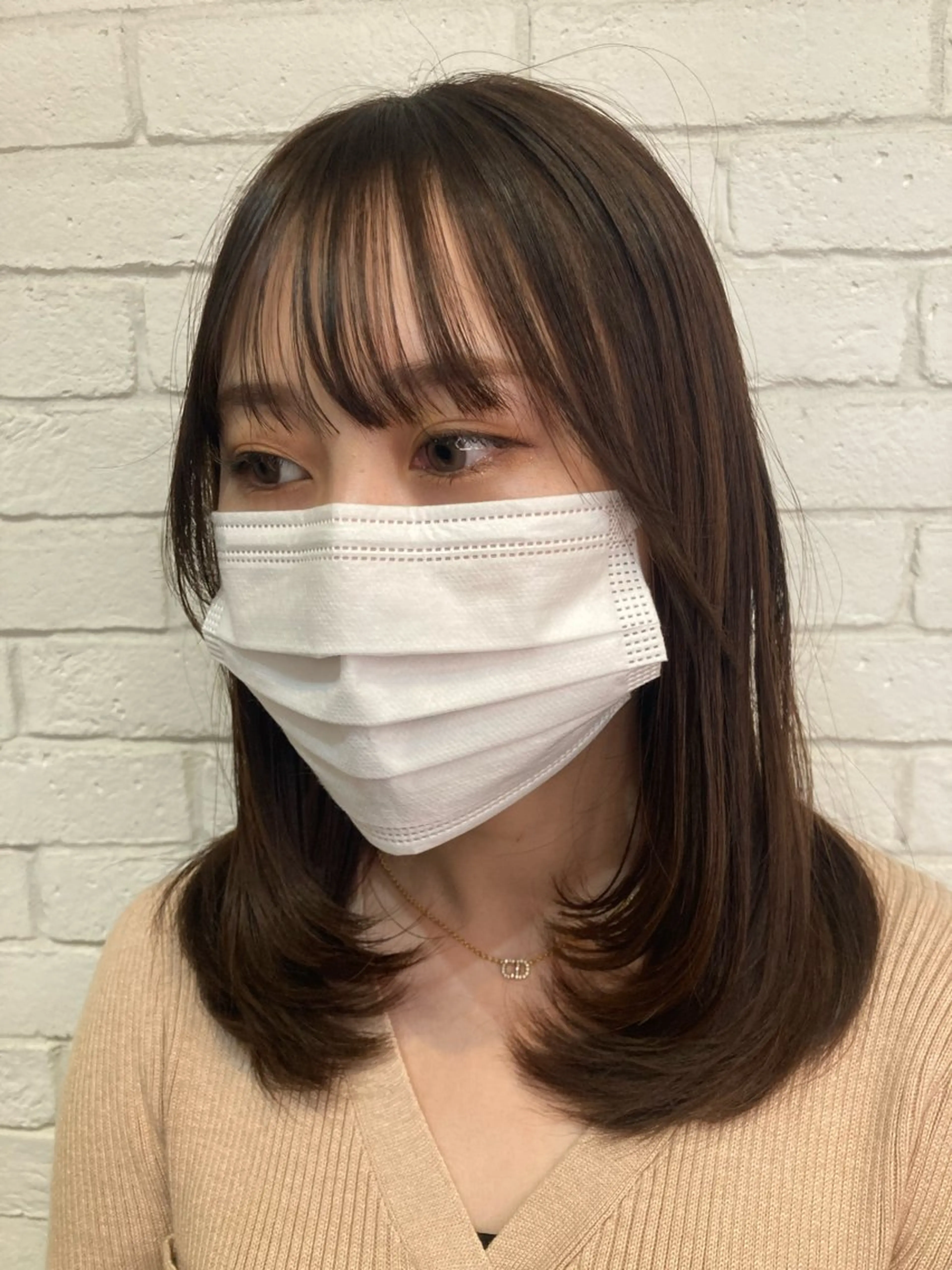 ミディアム カラー suzuki yukoのヘアスタイル