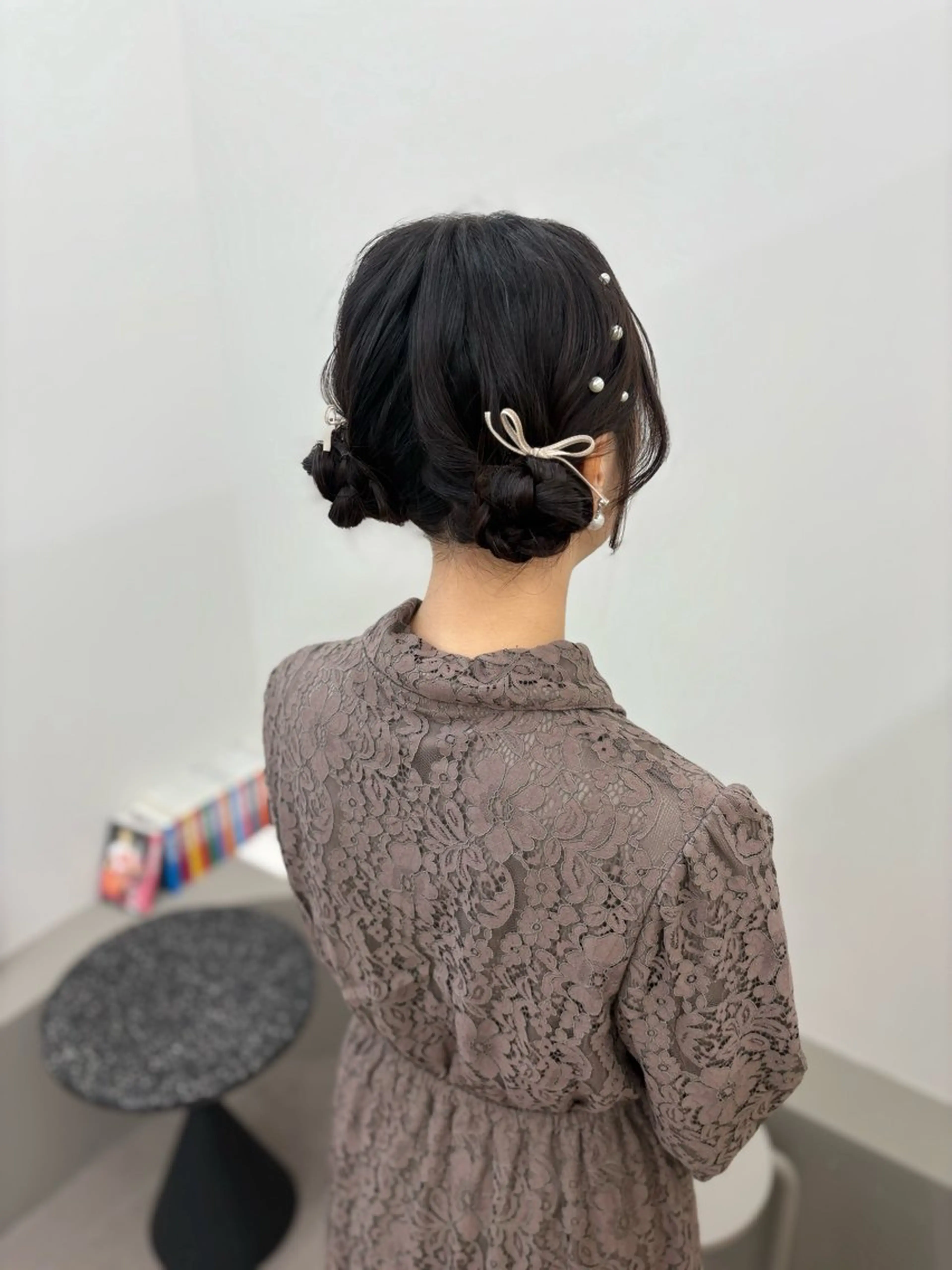 ヘアアレンジ ヘアセット ubu share salon所属・鈴村緋女／ヘアセット ／耳ツボジュエリーのその他イメージ