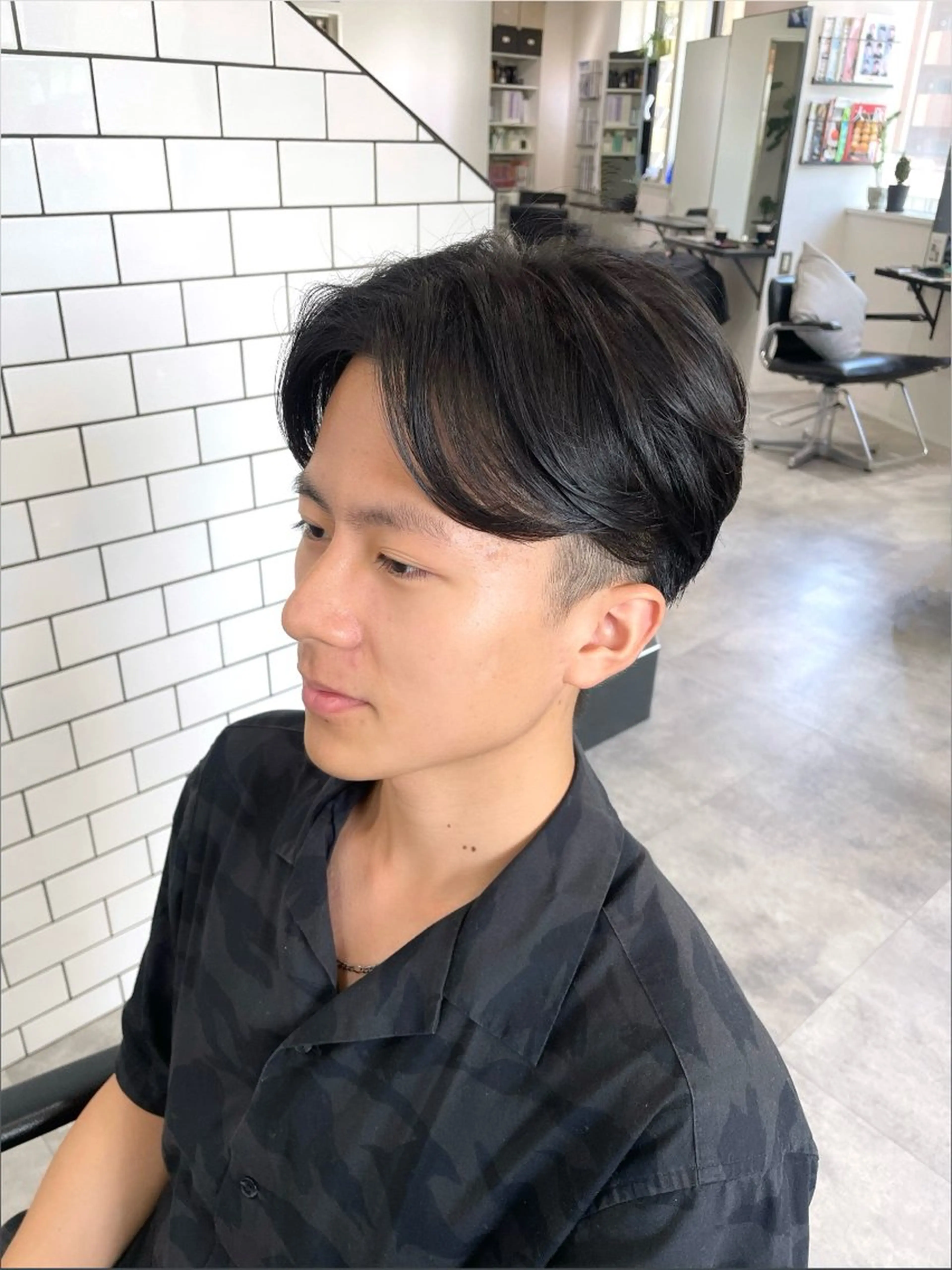 ✂️メンズカット センターパート✂️の写真