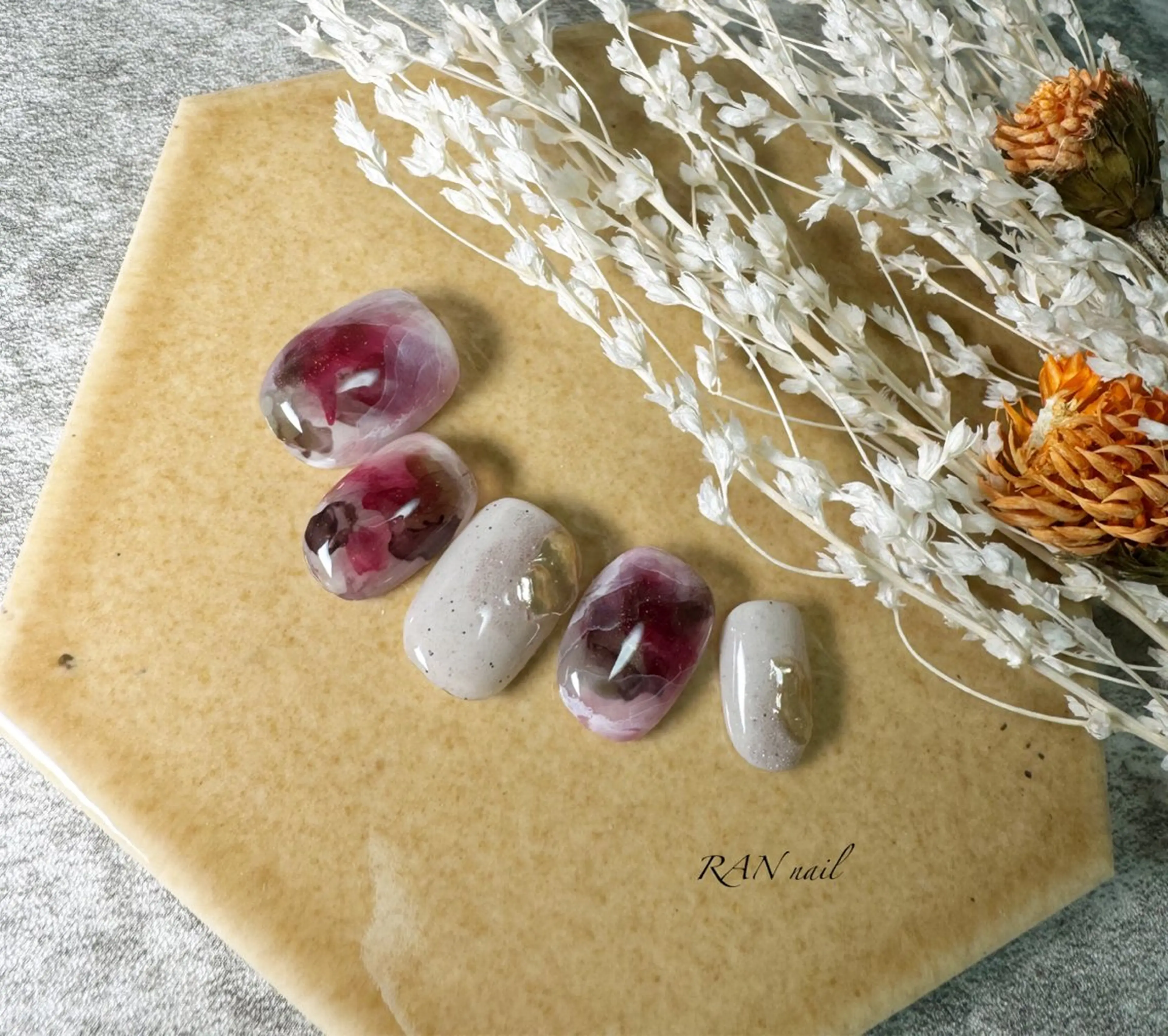 ネイル アートネイル ジェルネイル キラキラネイル ミラーネイル ニュアンスネイル ハンドネイル フットネイル RAN nail 〜ランネイル〜所属・RAN nailのネイルデザイン