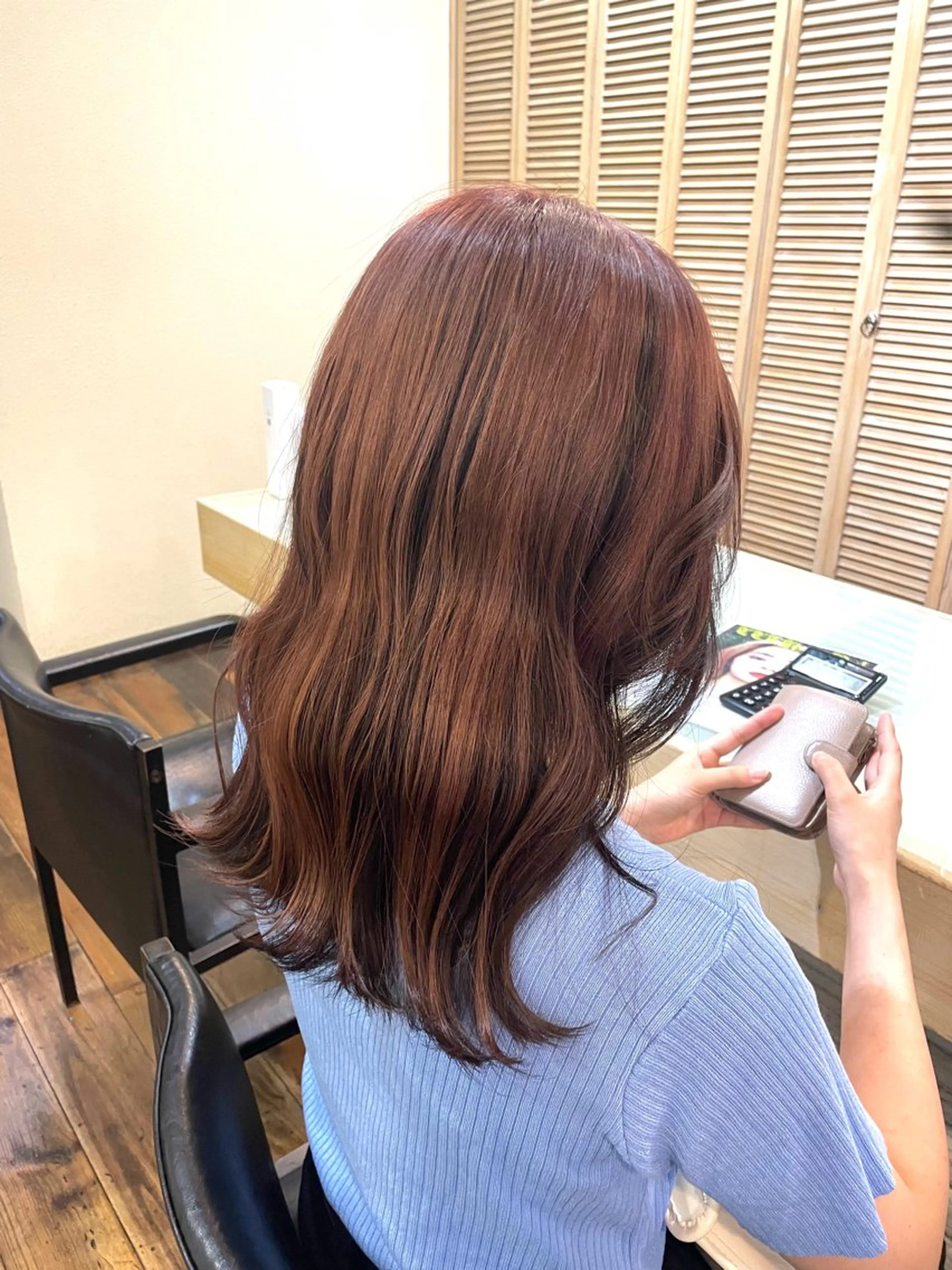 ロング カラー CEEK NO.4所属・野口 侑依奈のヘアスタイル