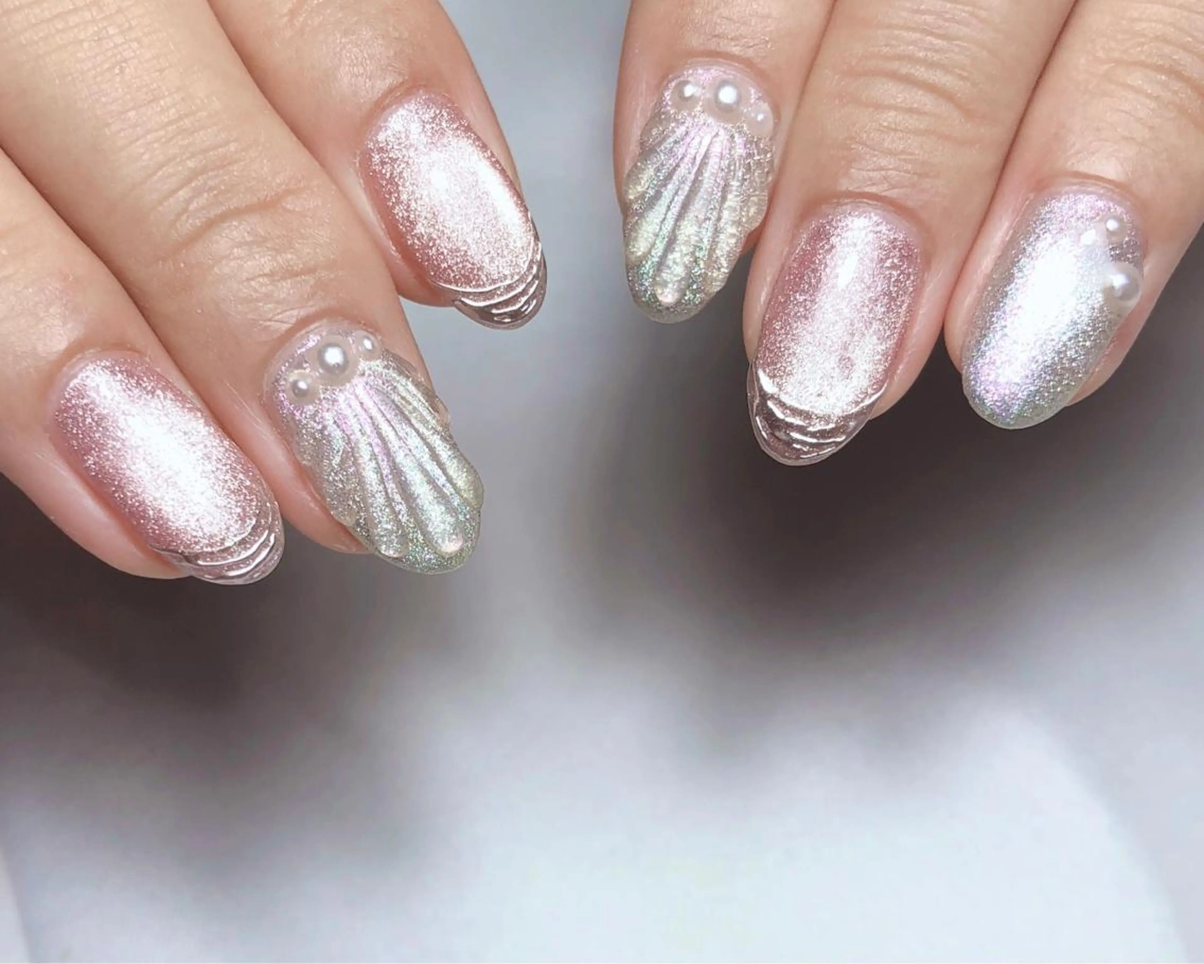 ネイル マグネットネイル ぷっくりネイル ハンドネイル nail heron所属・saki_ nail heronのその他イメージ