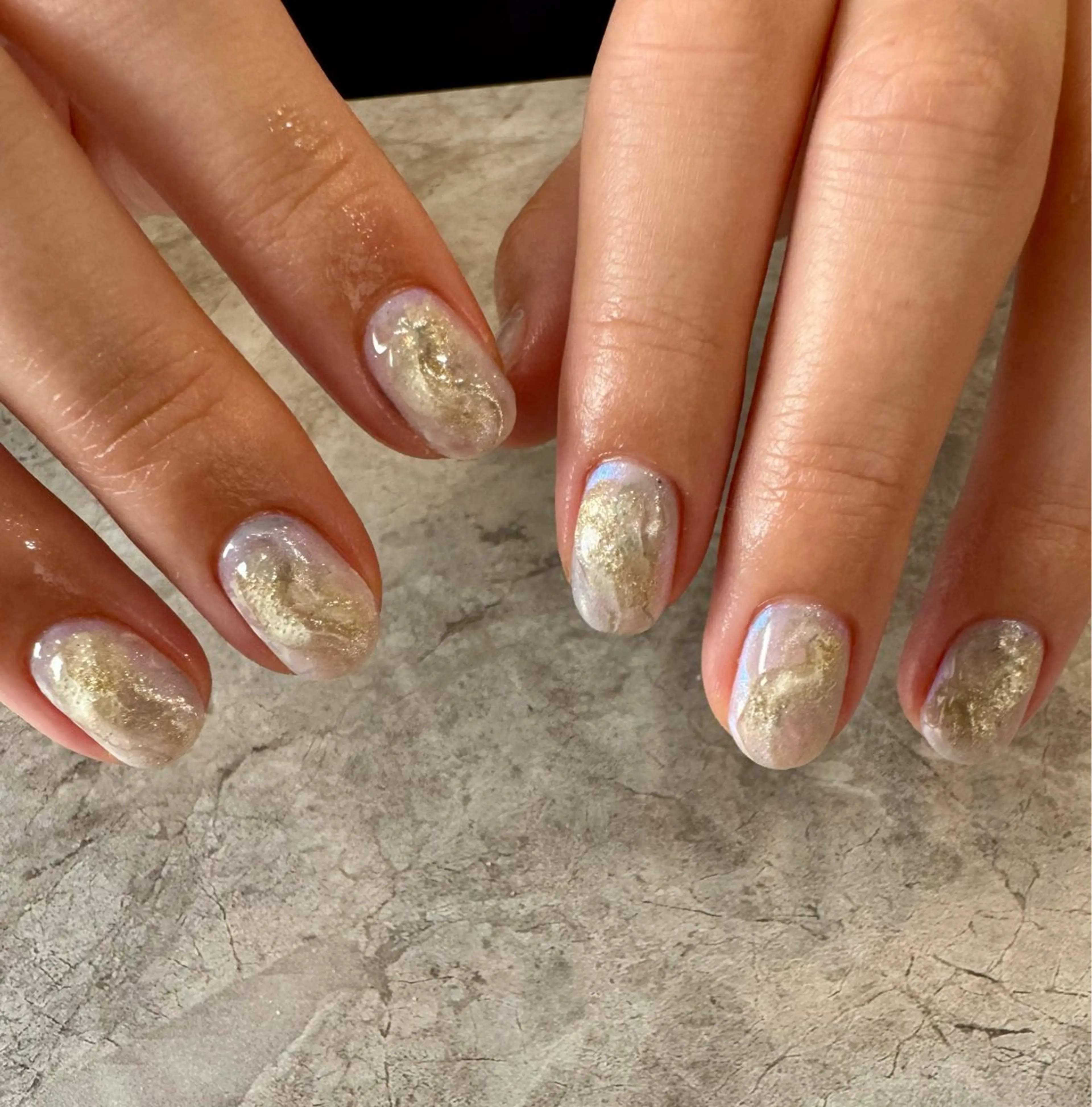 ネイル ニュアンスネイル 春ネイル ハンドネイル Blé nailのネイルデザイン