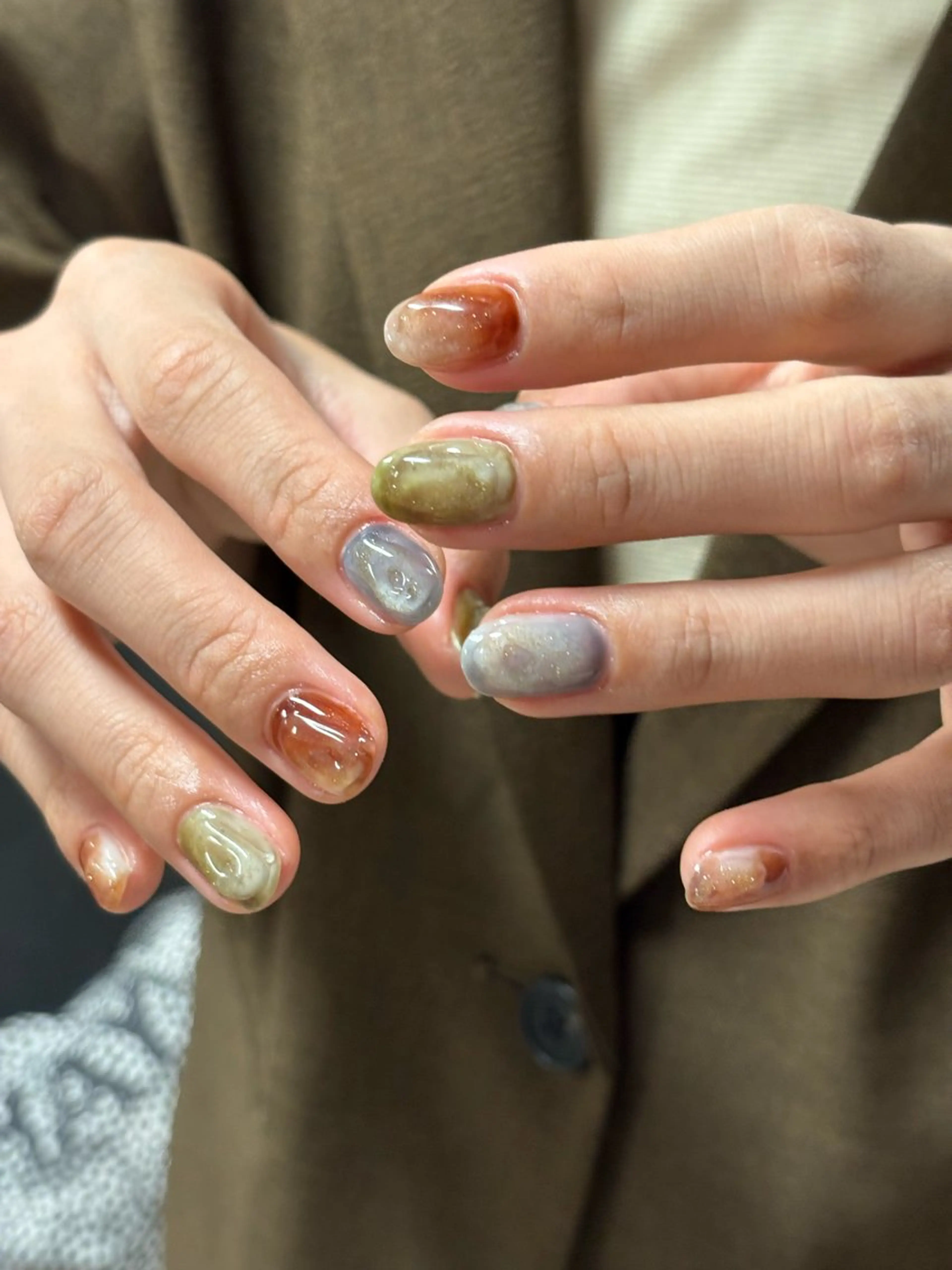 ネイル ハンドネイル GLADnail新宿 arisaのネイルデザイン