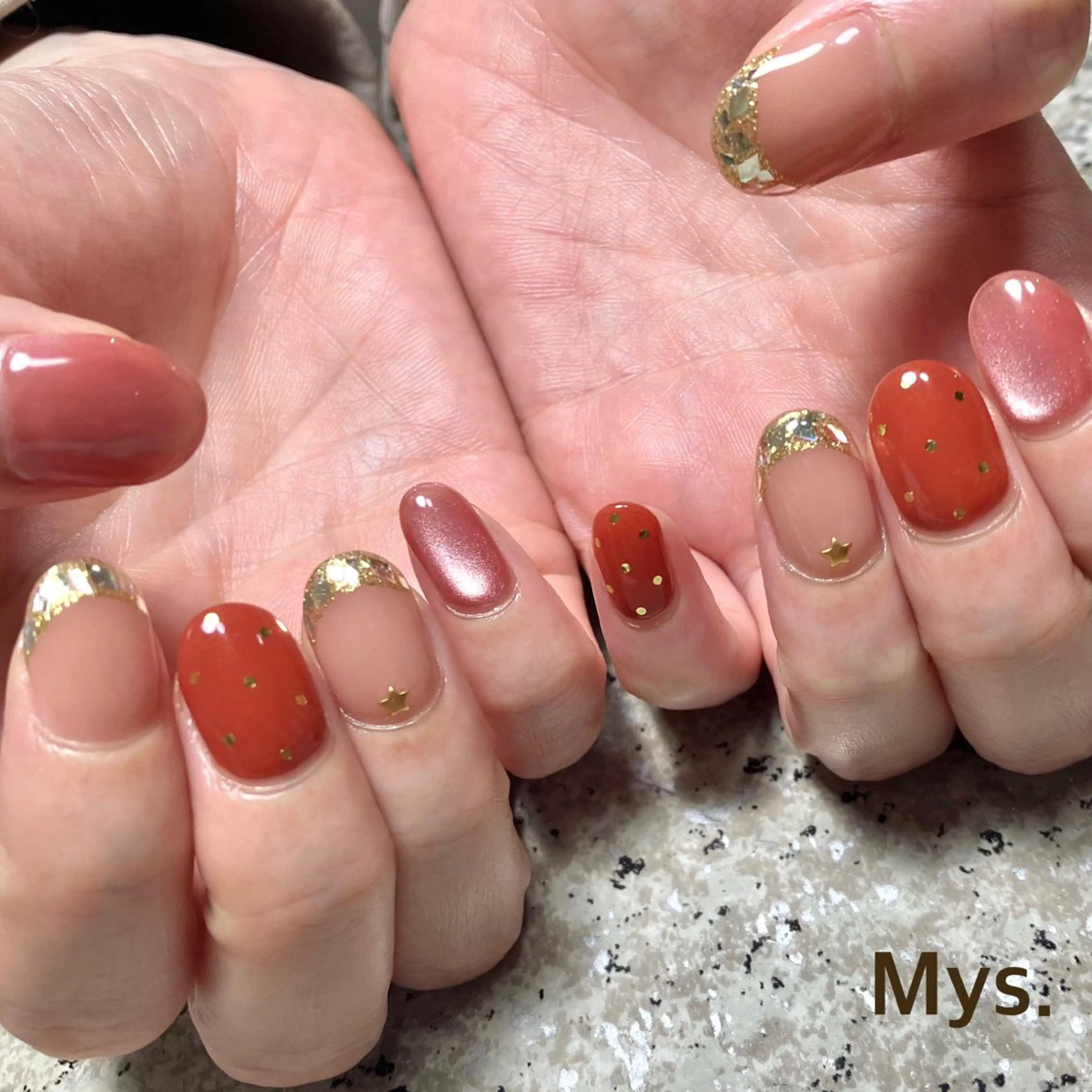 ネイル ハンドネイル Mys. 三上紗紀のネイルデザイン