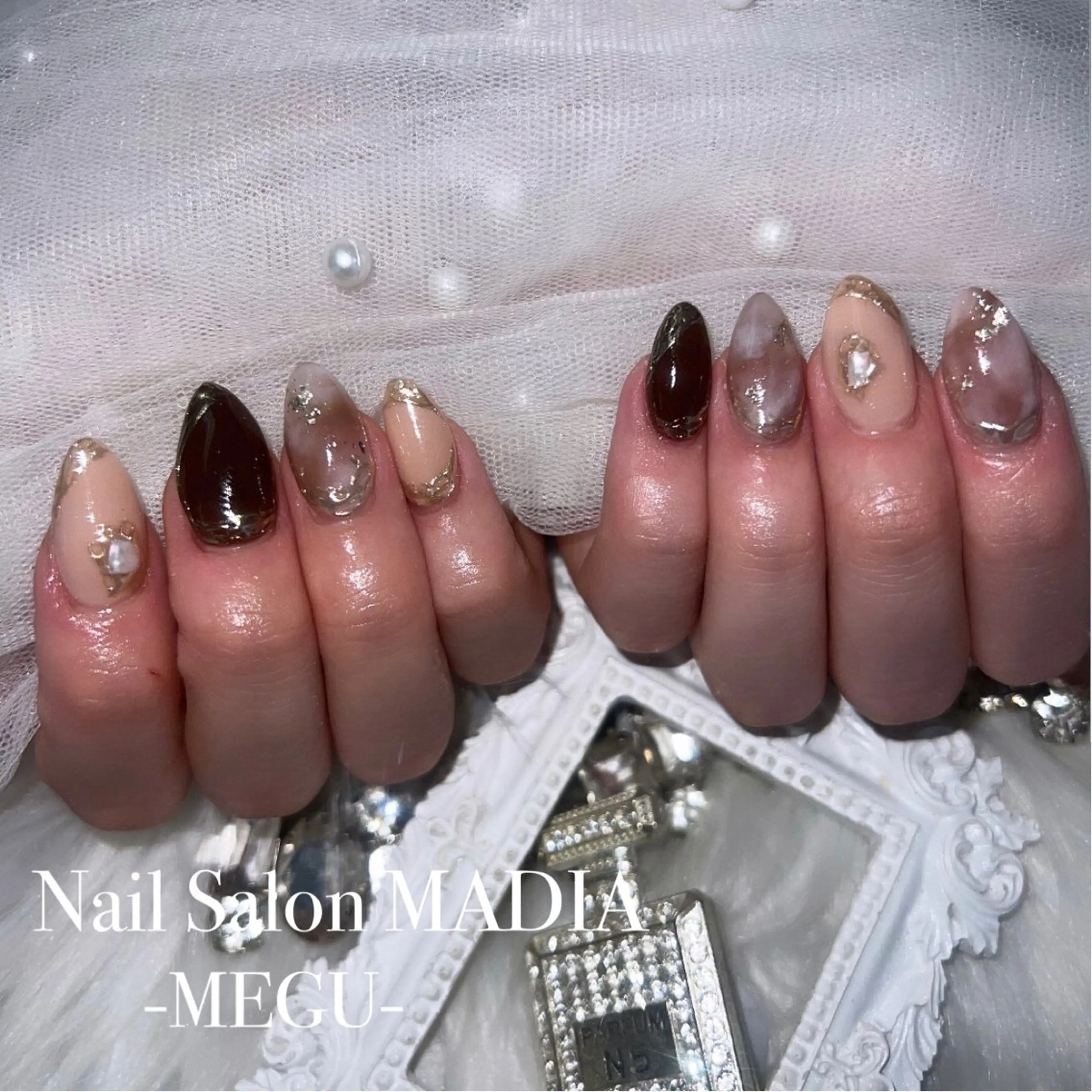 ネイル MADIA藤沢所属・MADIA MEGUのネイルデザイン