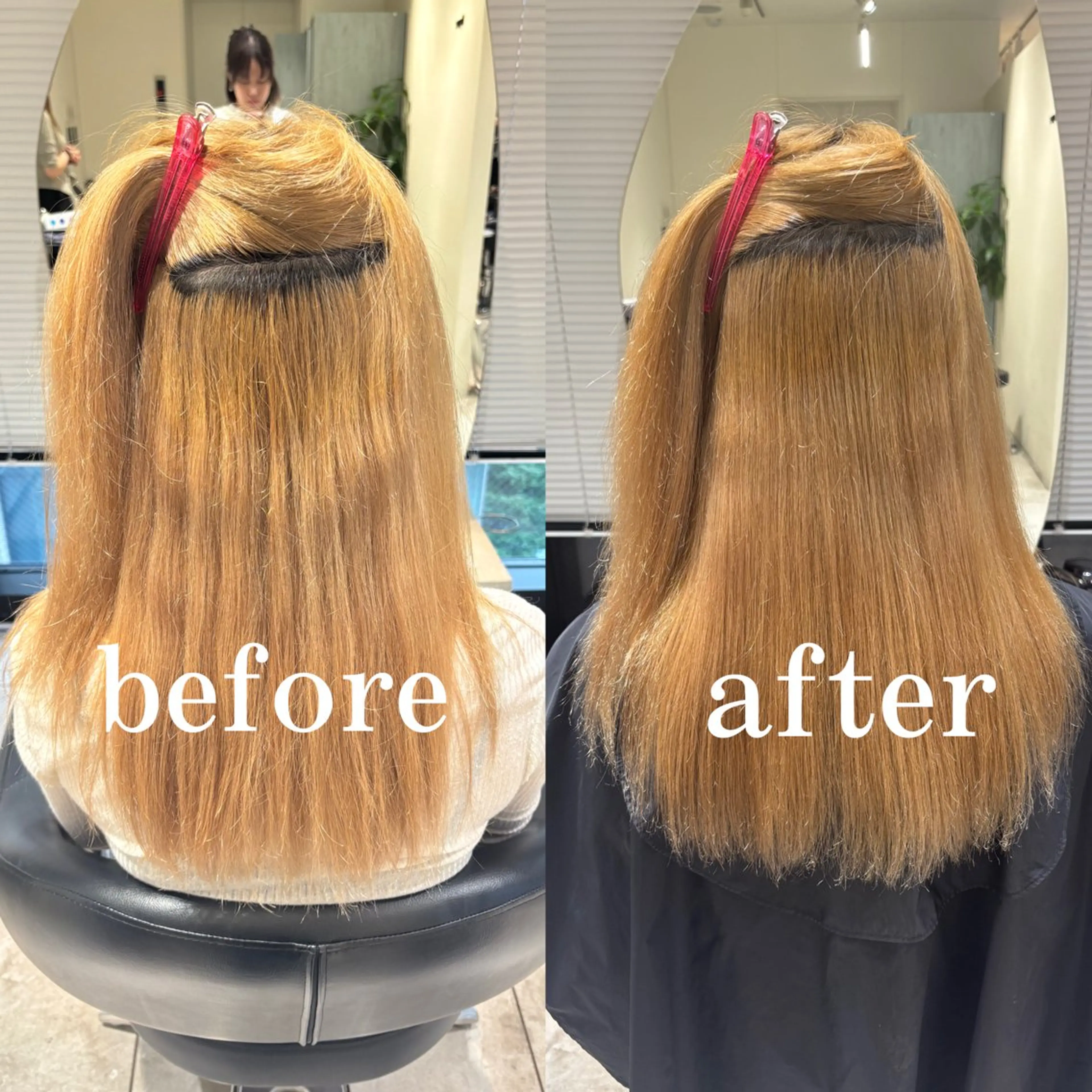 ロング 縮毛矯正 🧸艶髪🫧‪🎀 岡由紀乃のヘアスタイル