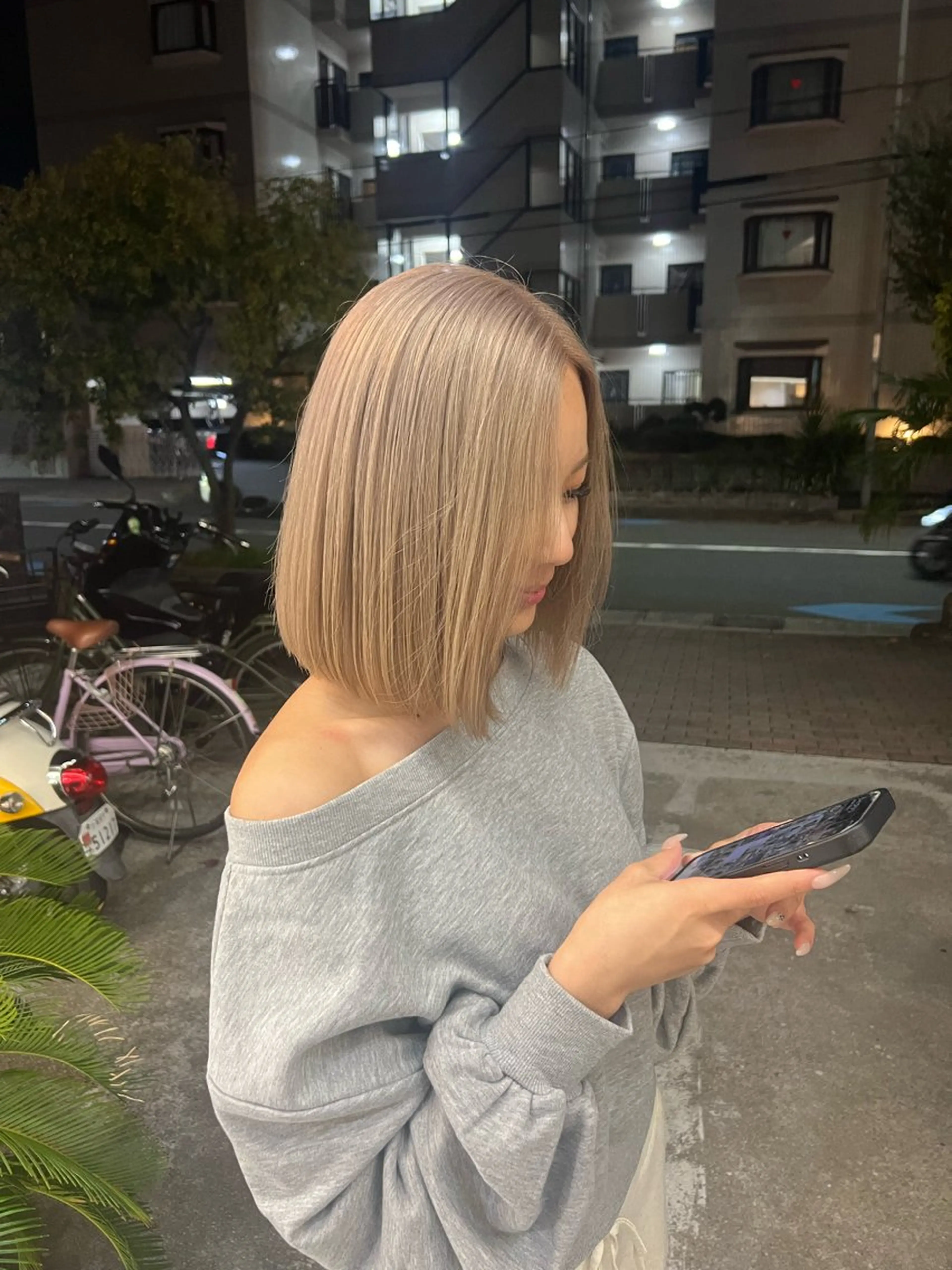 ミディアム ヘアカラー TIDEHAIR Honoka🦋のヘアスタイル