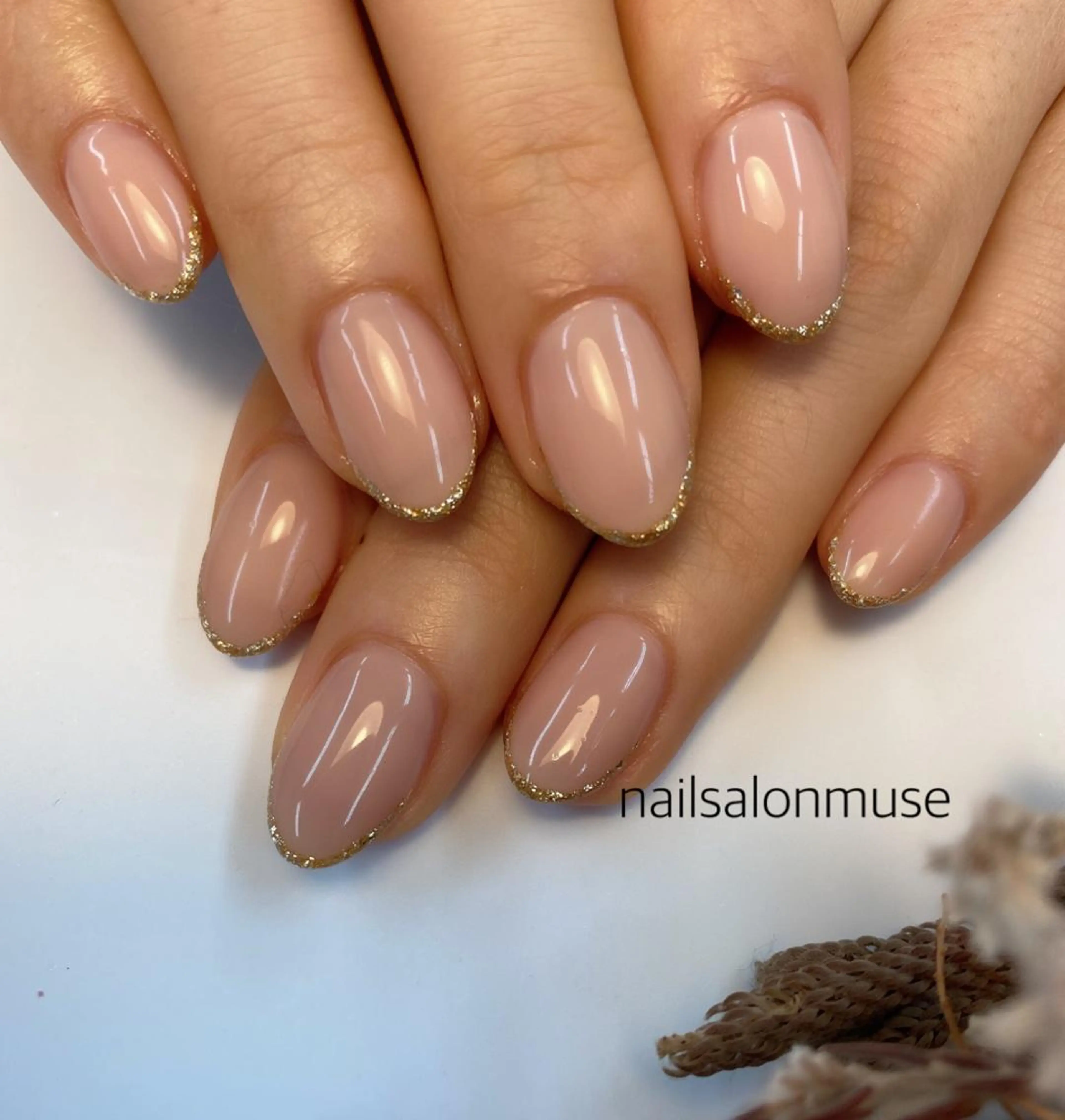 ネイル ラメ(グリッター) ハンドネイル Nail salon Museのネイルデザイン