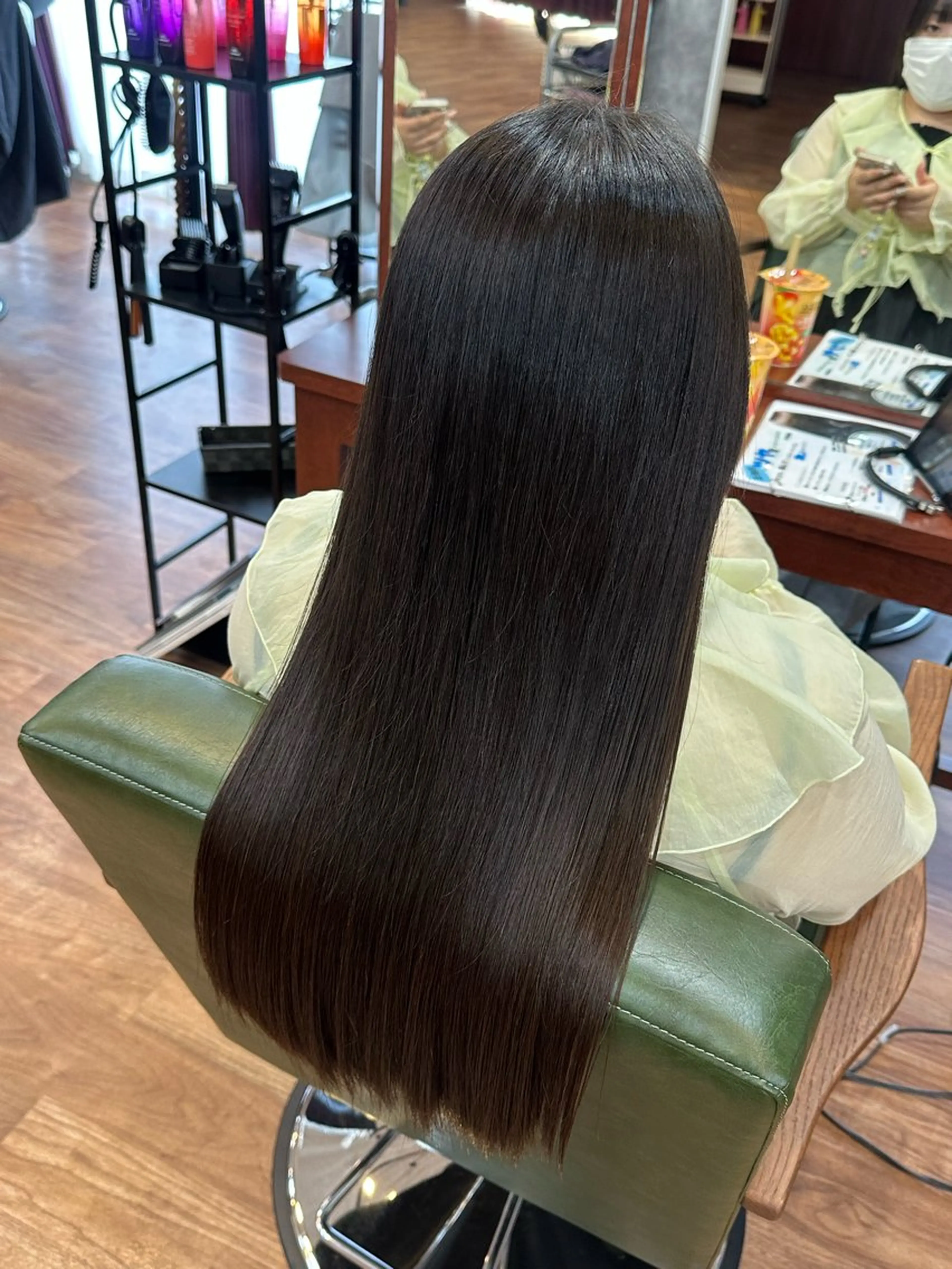 ロング 縮毛矯正 Amaris所属・Amaris なつめのヘアスタイル