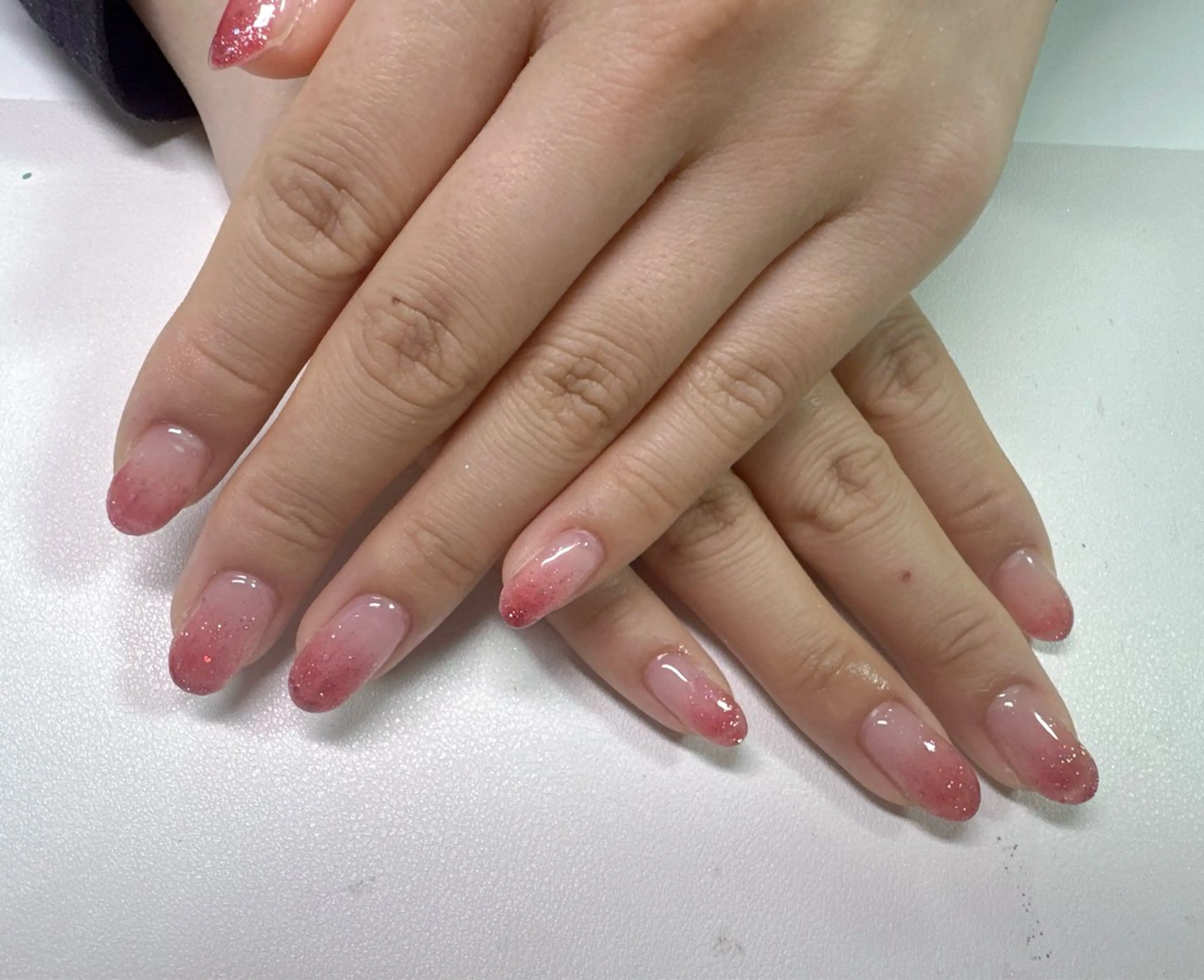 ネイル グラデーション ラメ(グリッター) ラメグラデーション Rarity nail salon所属・Rarity Nail💗ちなつのネイルデザイン
