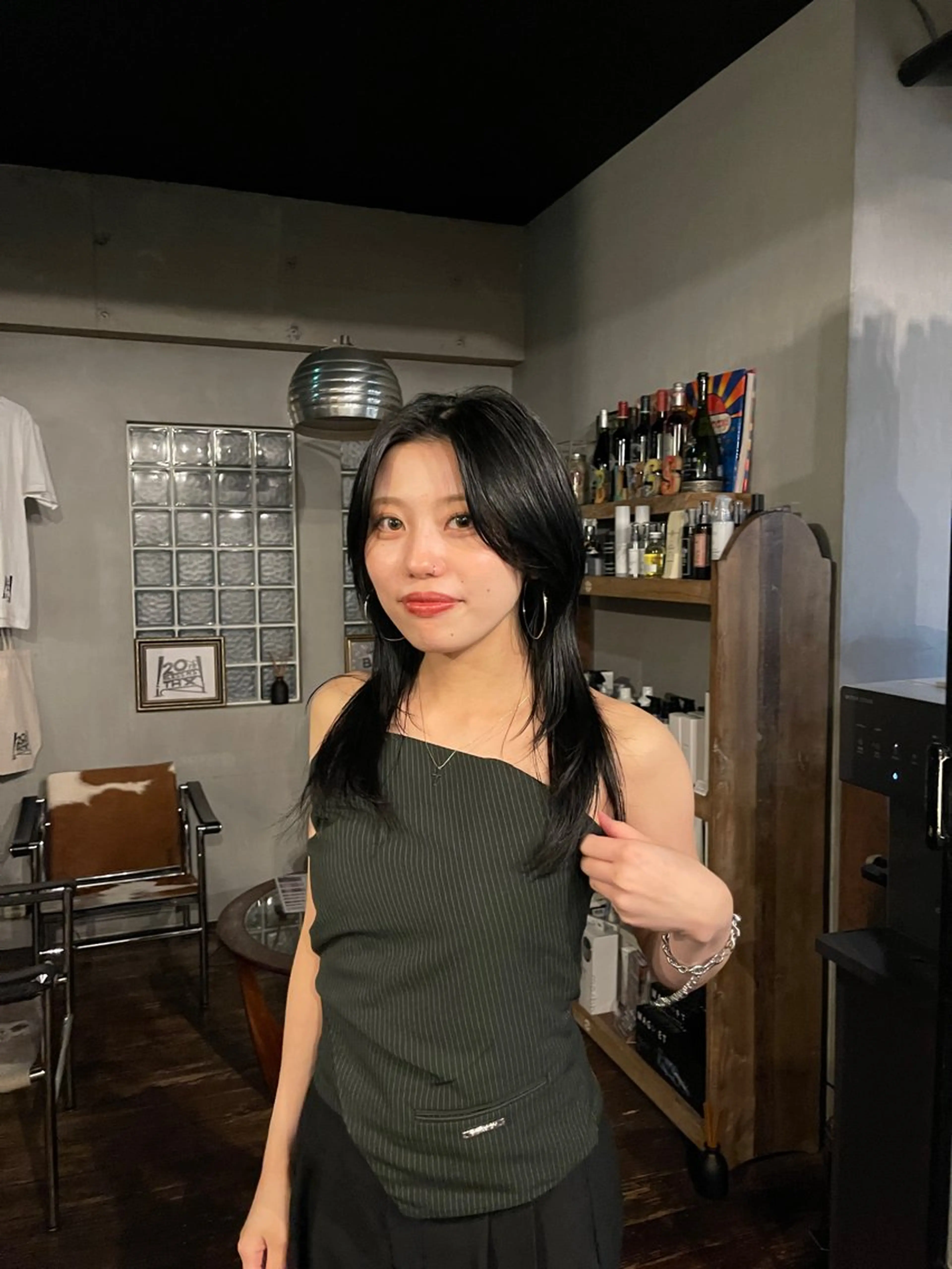 セミロング ヘアカラー BLESS所属・sawahata mariaのヘアスタイル