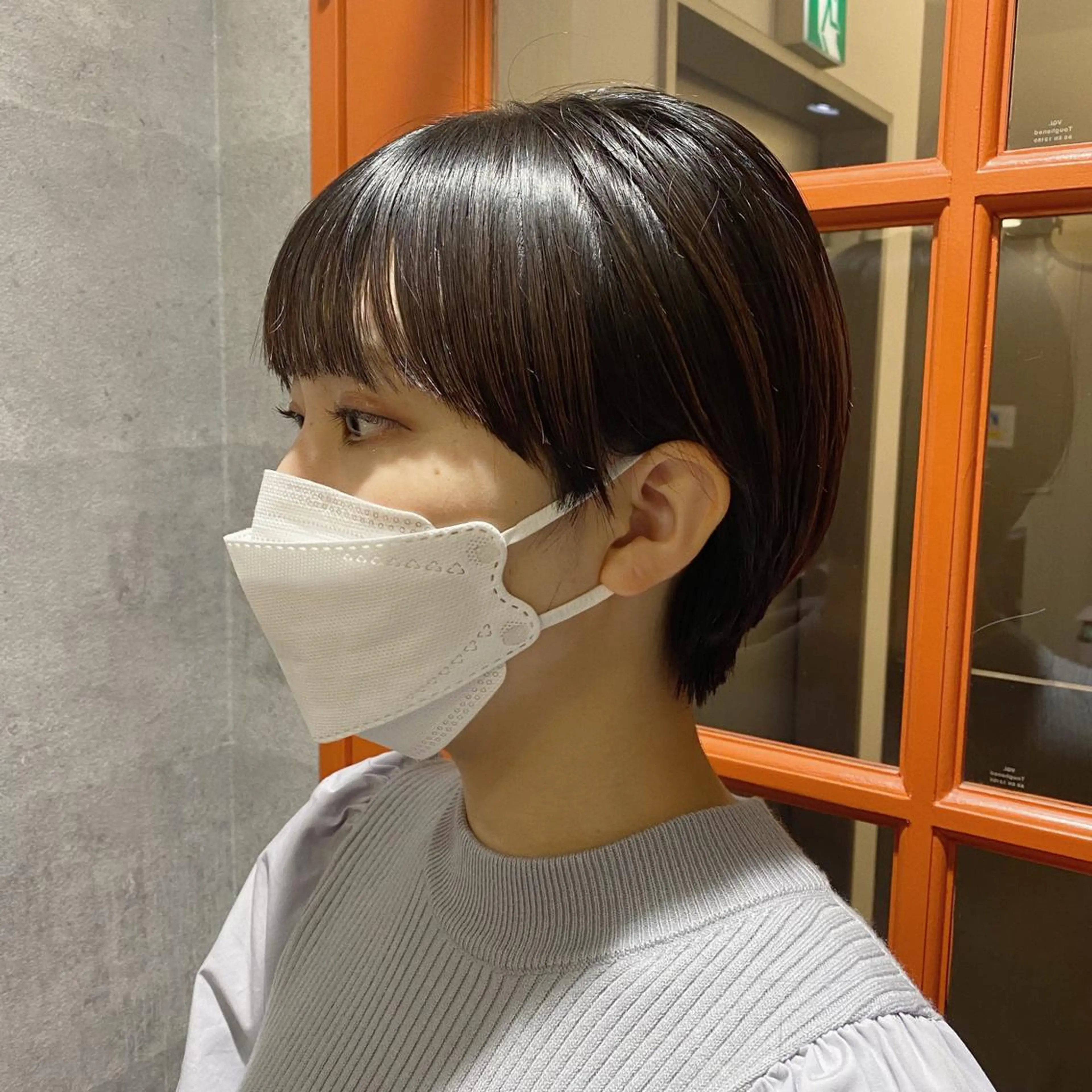 ショート LATTE所属・垢抜け顔周り／韓国 ヘア𝑺𝒂𝒌𝒊のヘアスタイル