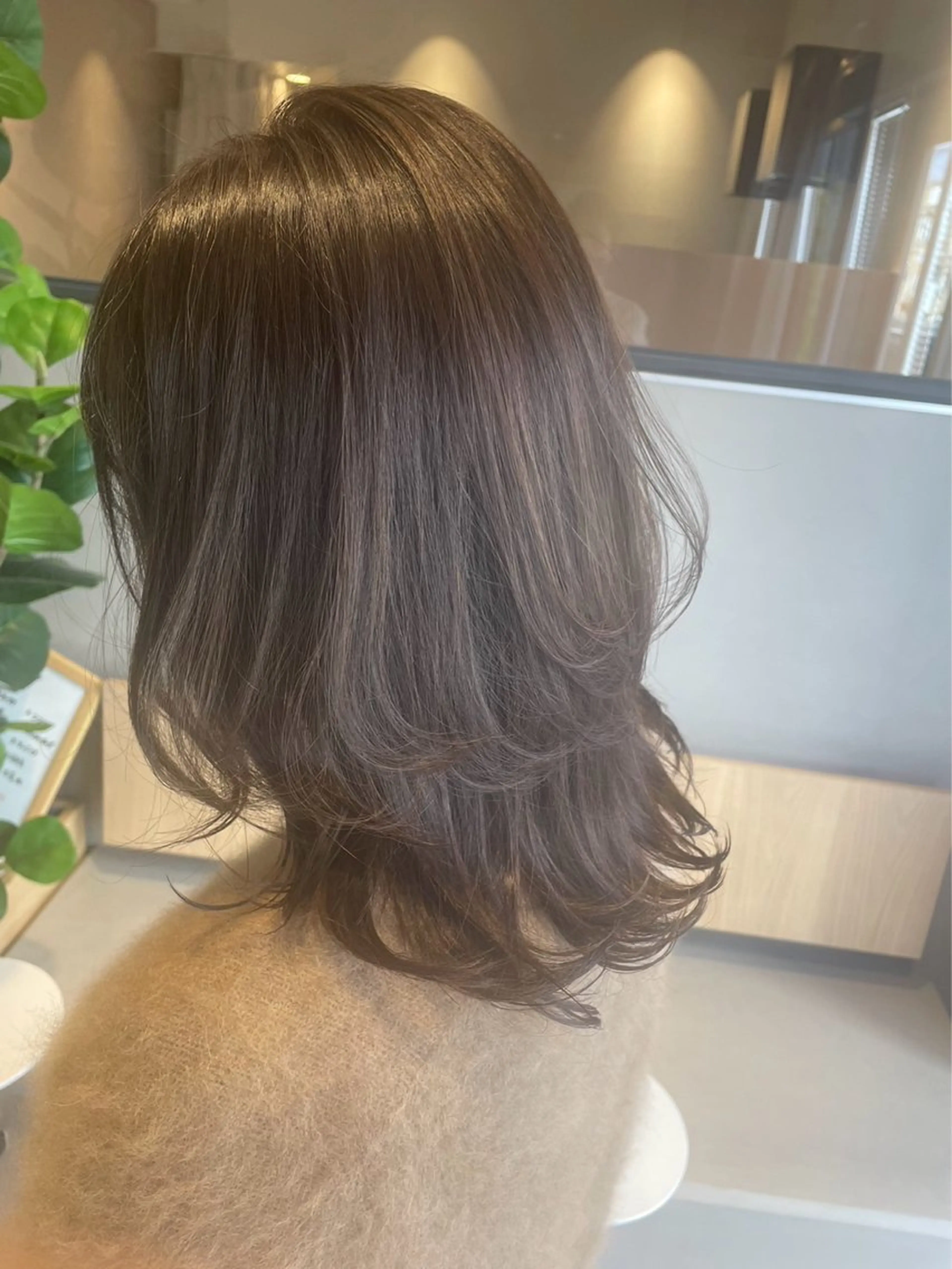 ミディアム カラー カット ヘアカラー トリートメント Le rond所属・透明感艶カラー 城間晴人のヘアスタイル