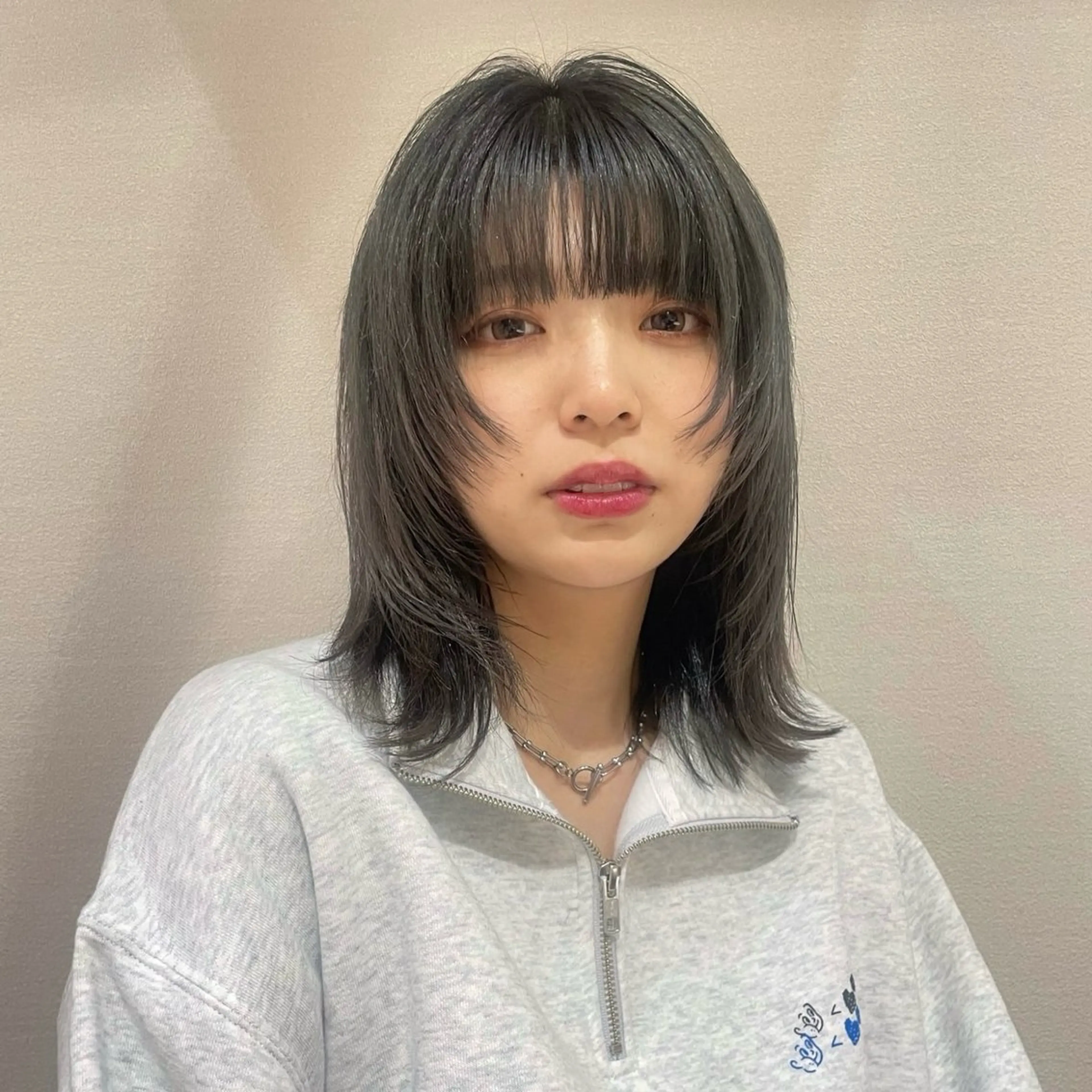 セミロング カラー カラー/韓国レイヤー /ブリーチ/hinaのヘアスタイル