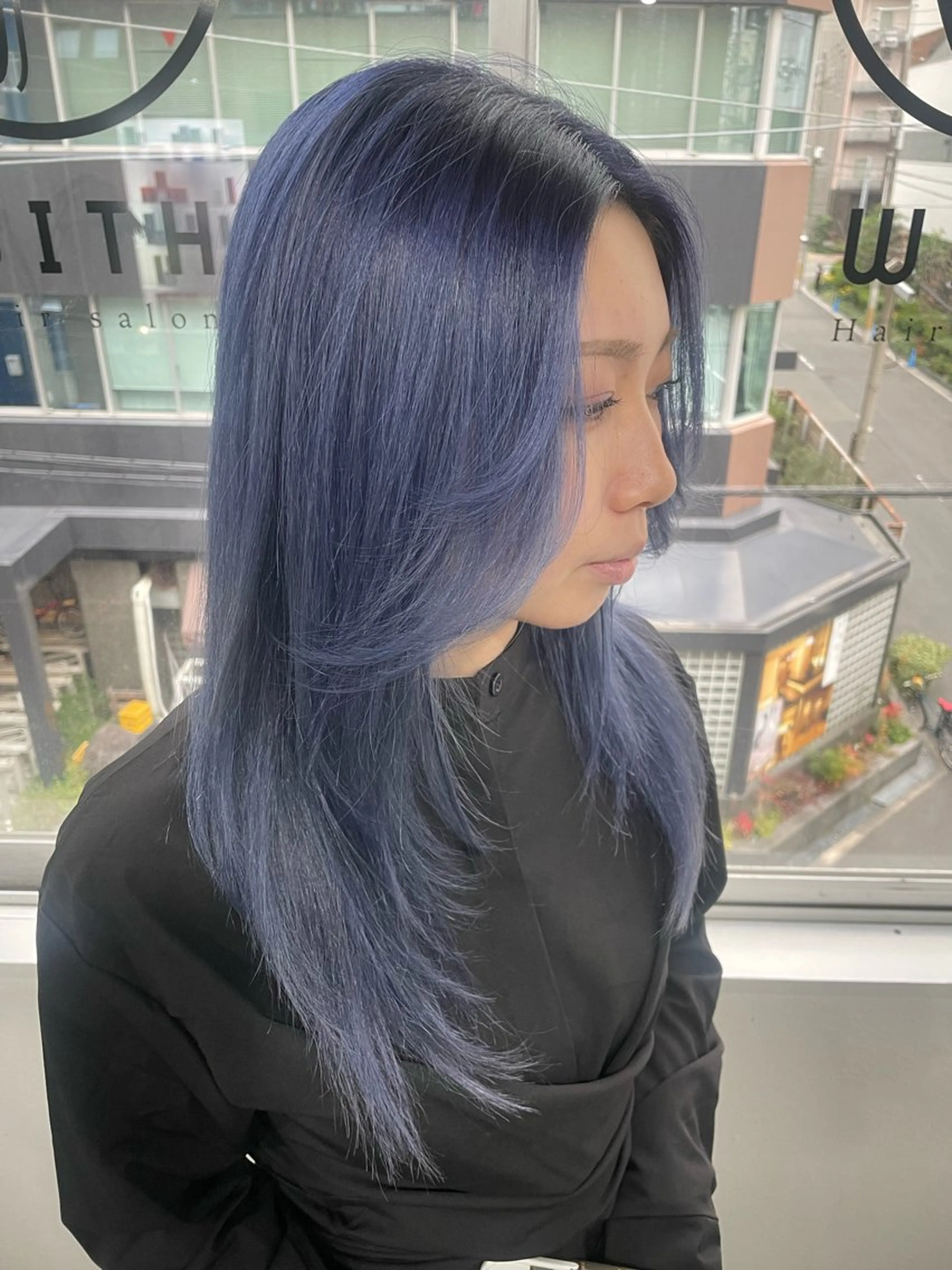 セミロング ヘアカラー WITH所属・WITH 新町 店長 masaのヘアスタイル