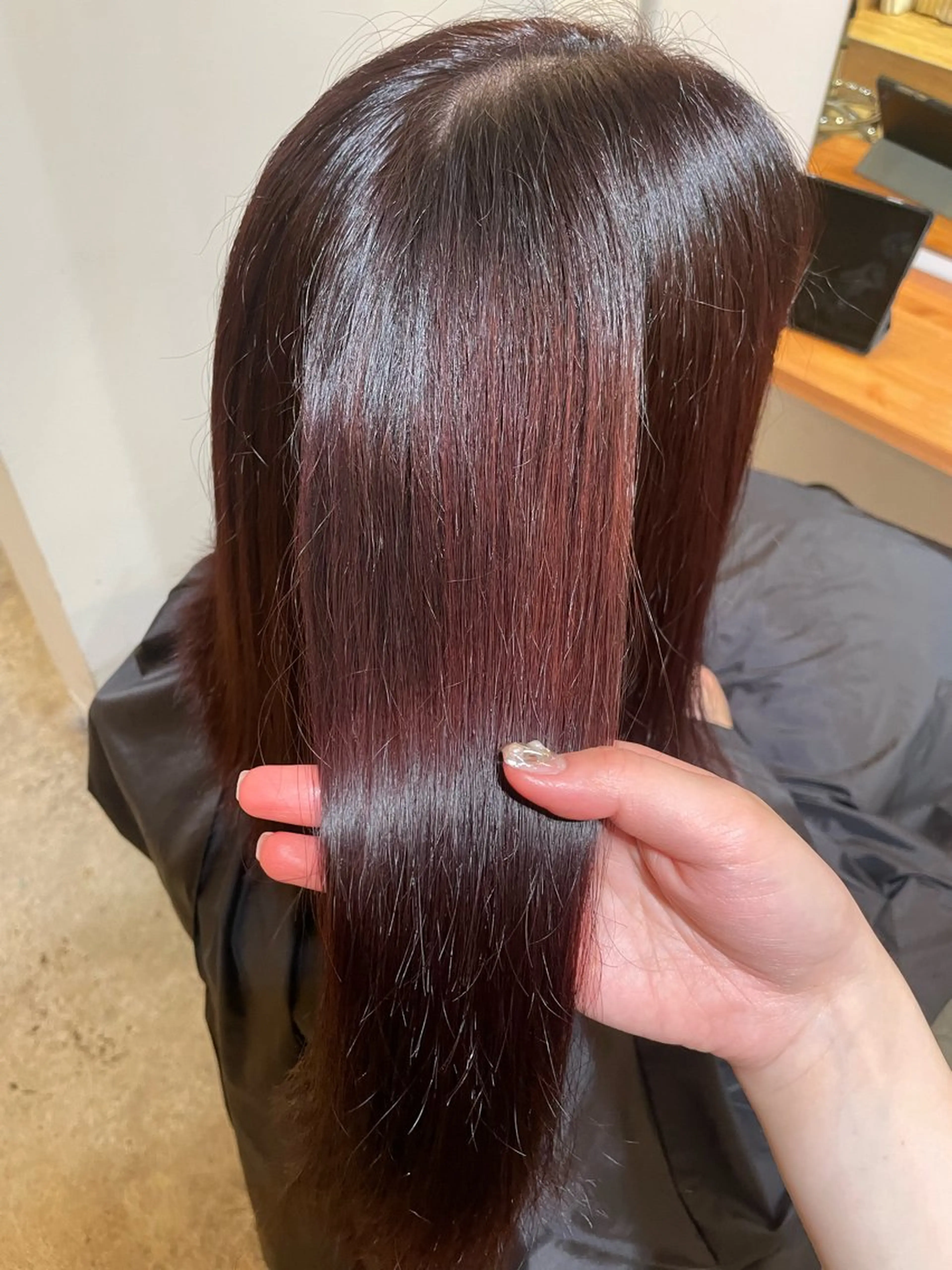 セミロング カラー 梅田/ハイトーン /yuriのヘアスタイル