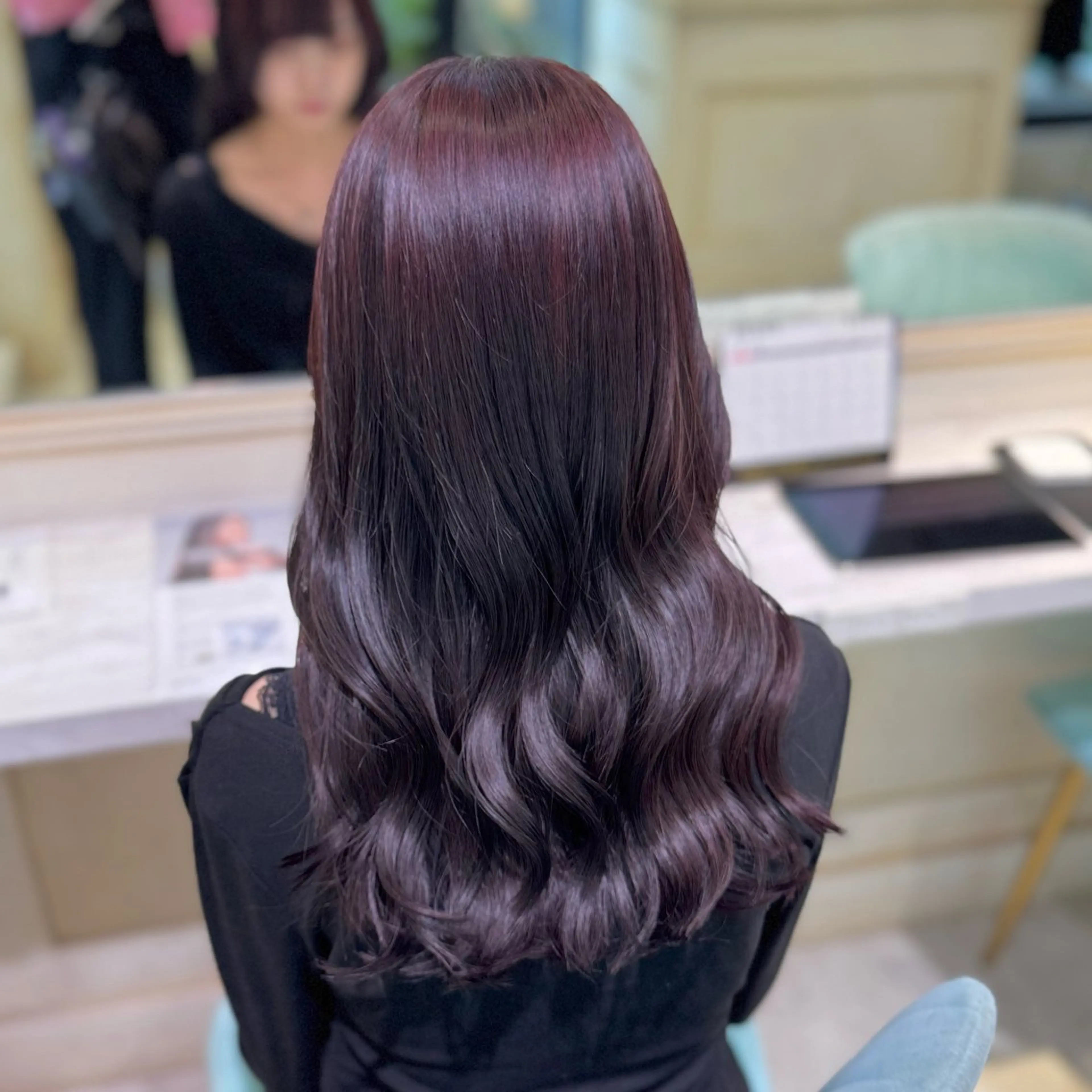 ロング カラー ヘアカラー トリートメント 透明感カラー/ kazusaのヘアスタイル