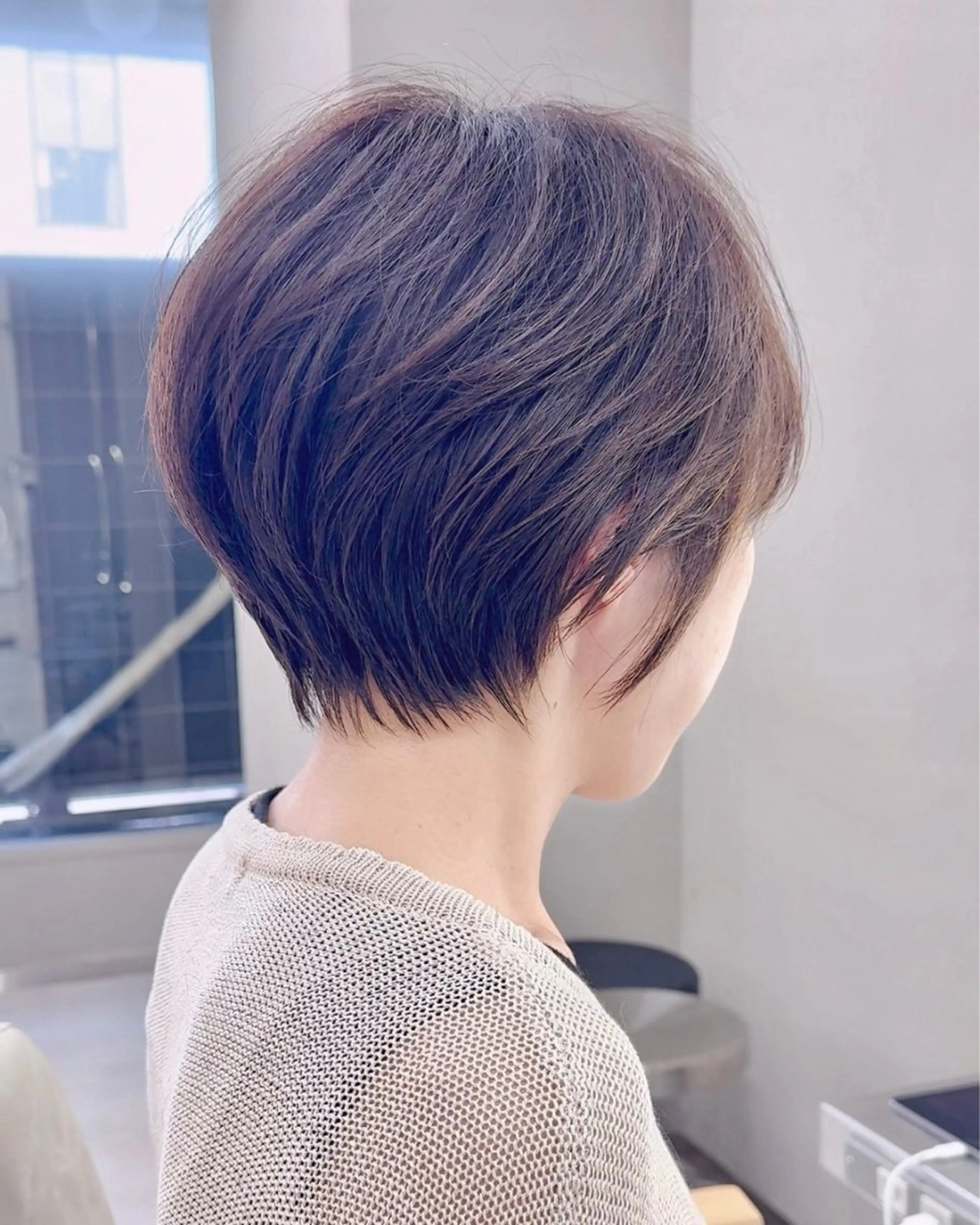 ショート カラー カット ヘアカラー i.+sapporo所属・ショート/レイヤー /札幌/小山内のヘアスタイル