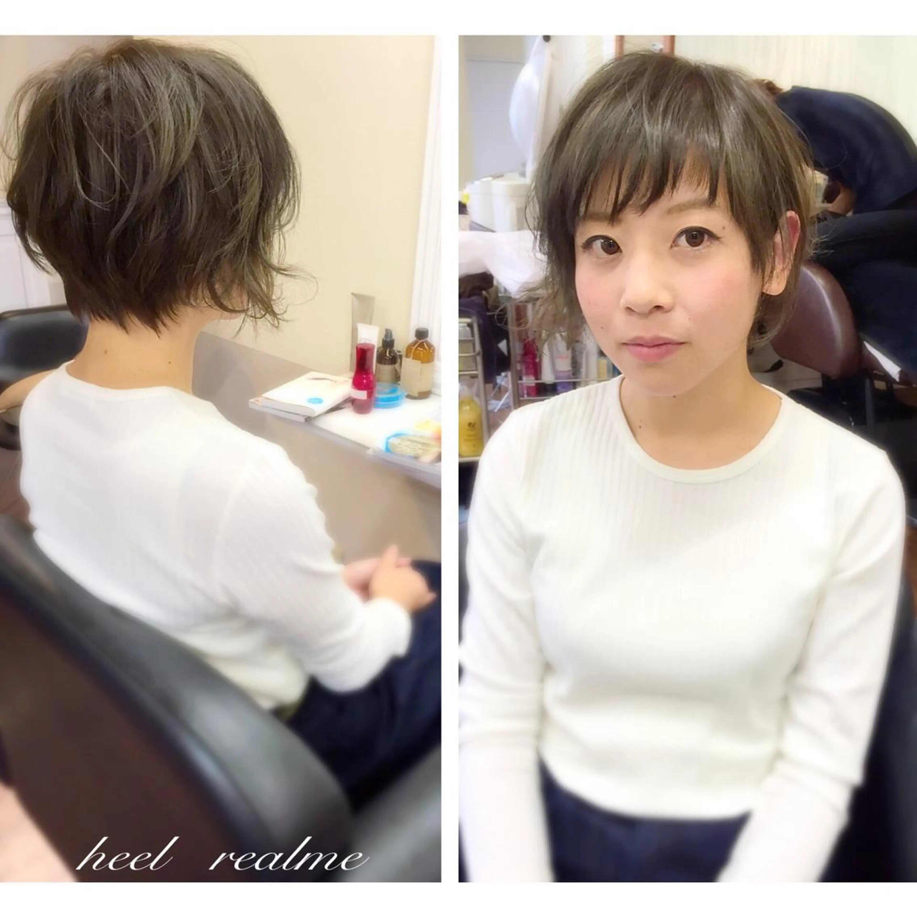 ショート ミディアム セミロング ロング カラー パーマ ヘアアレンジ ネイビーカラー 成松 勇治のヘアスタイル