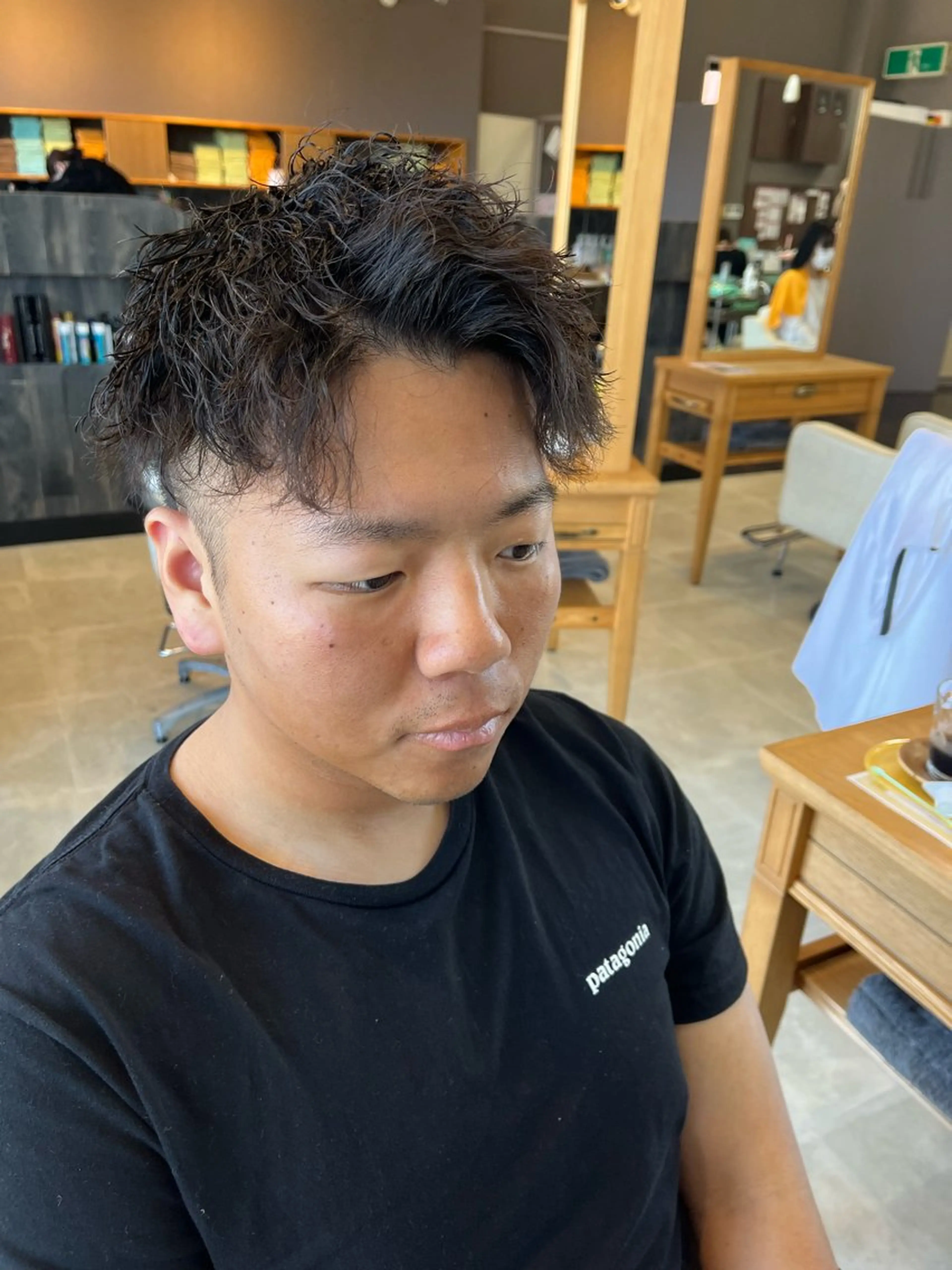 ショート カット パーマ トリートメント 安田 海斗のヘアスタイル