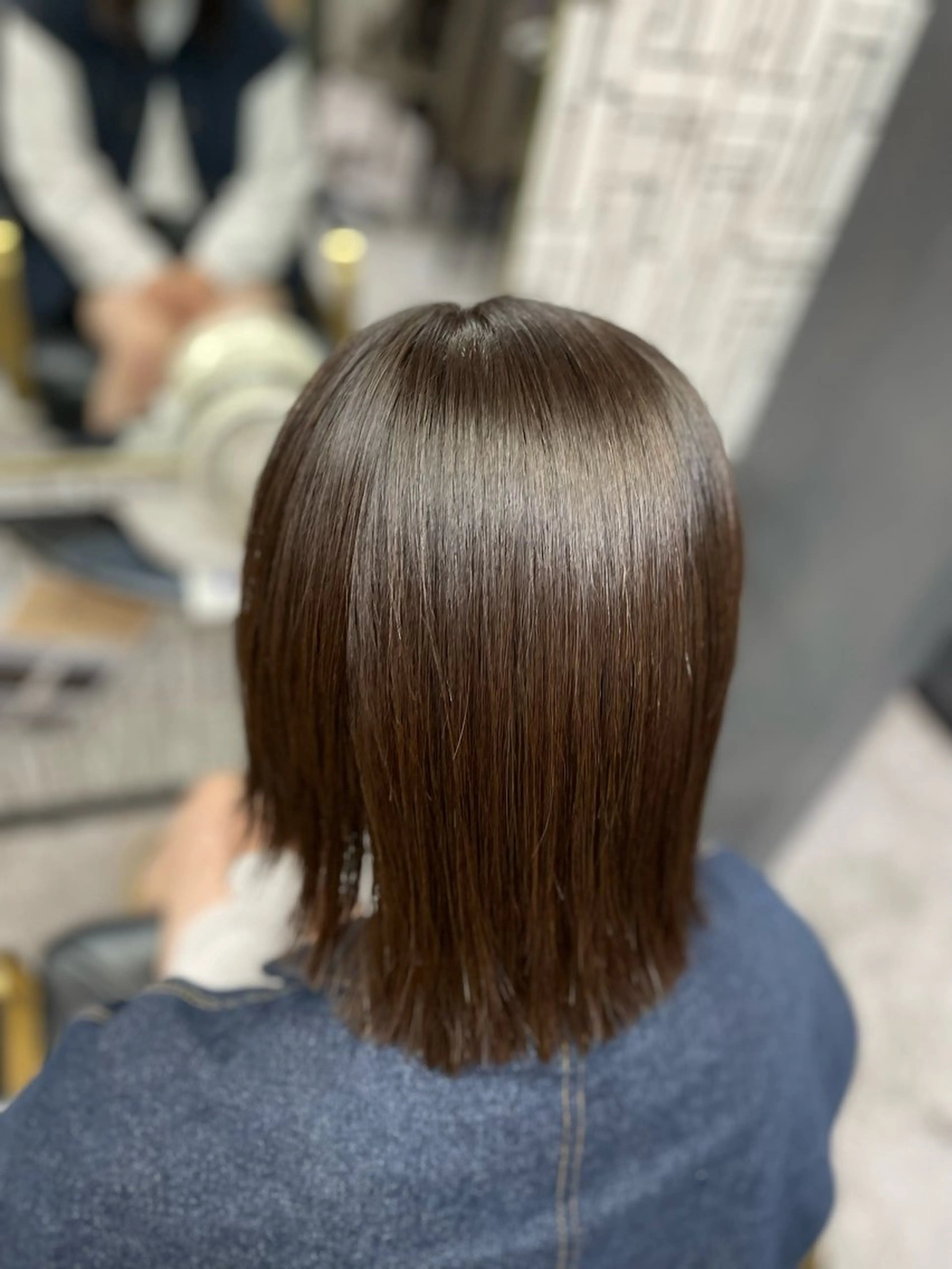 セミロング 縮毛矯正 カット 縮毛矯正 トリートメント 篠原 侑作のヘアスタイル