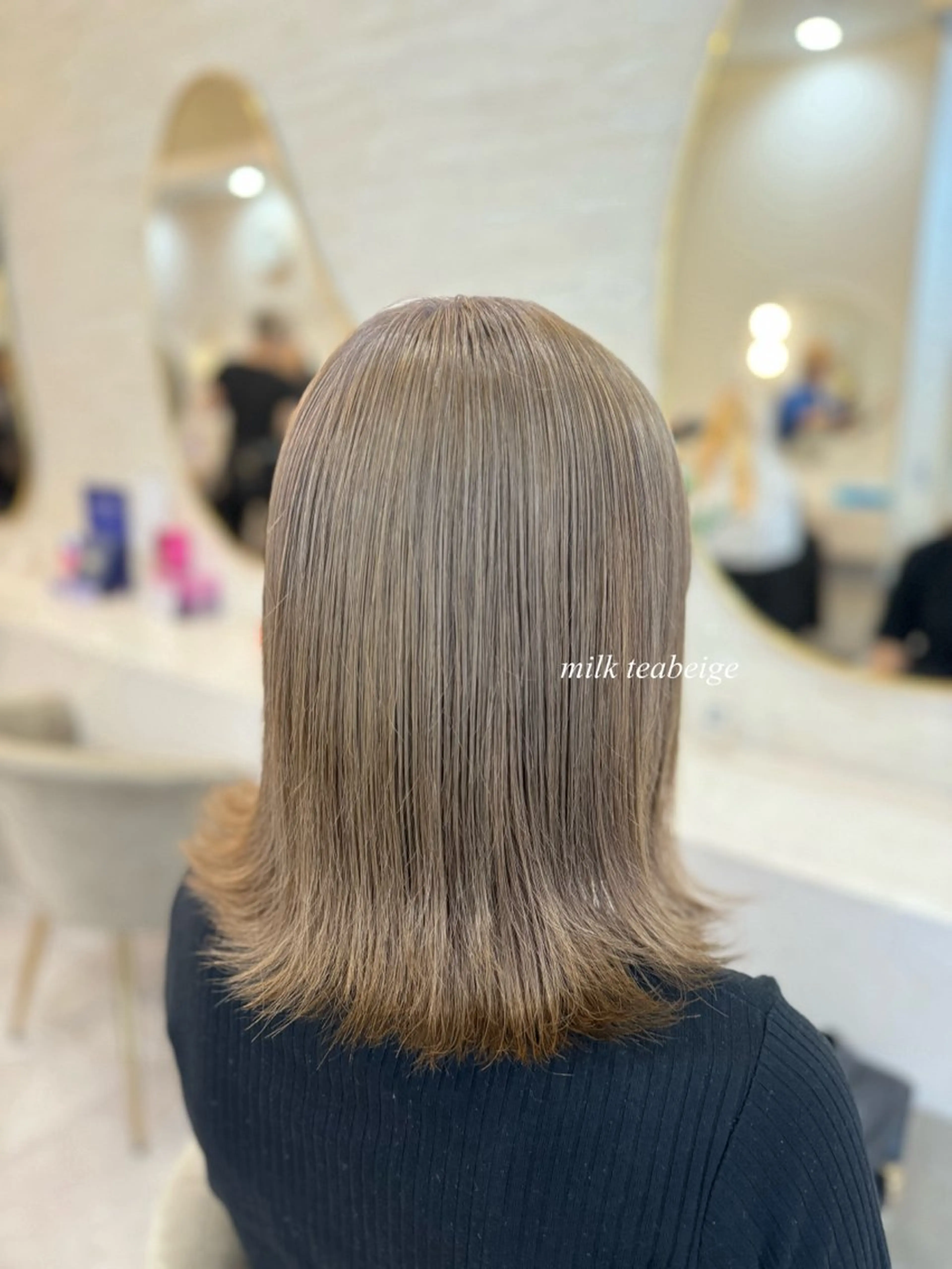ミディアム カラー ヘアカラー 池袋レディースカット モデル募集中‼️のヘアスタイル