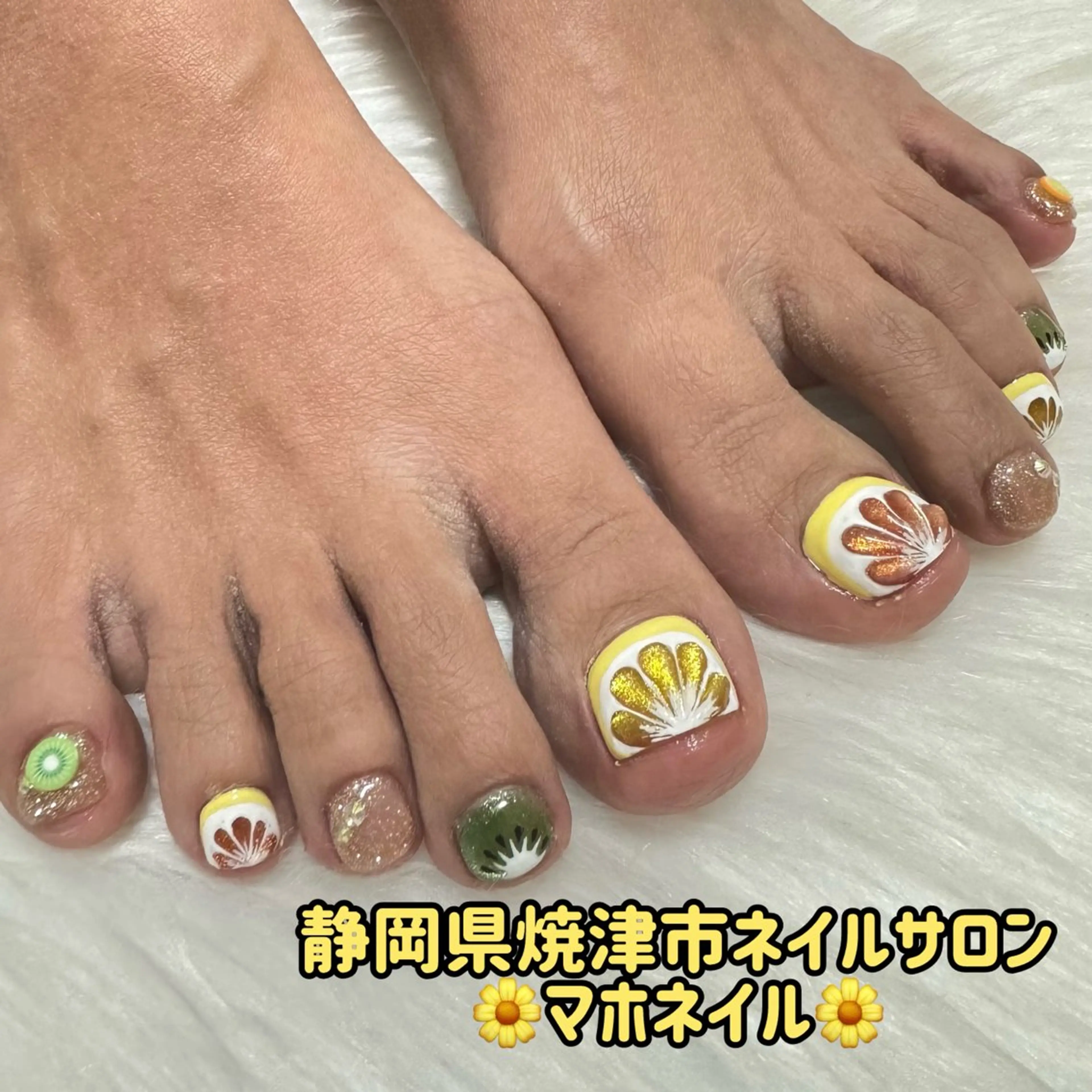 ネイル アートネイル フットネイル ワンカラーネイル maho nail マホネイルのネイルデザイン