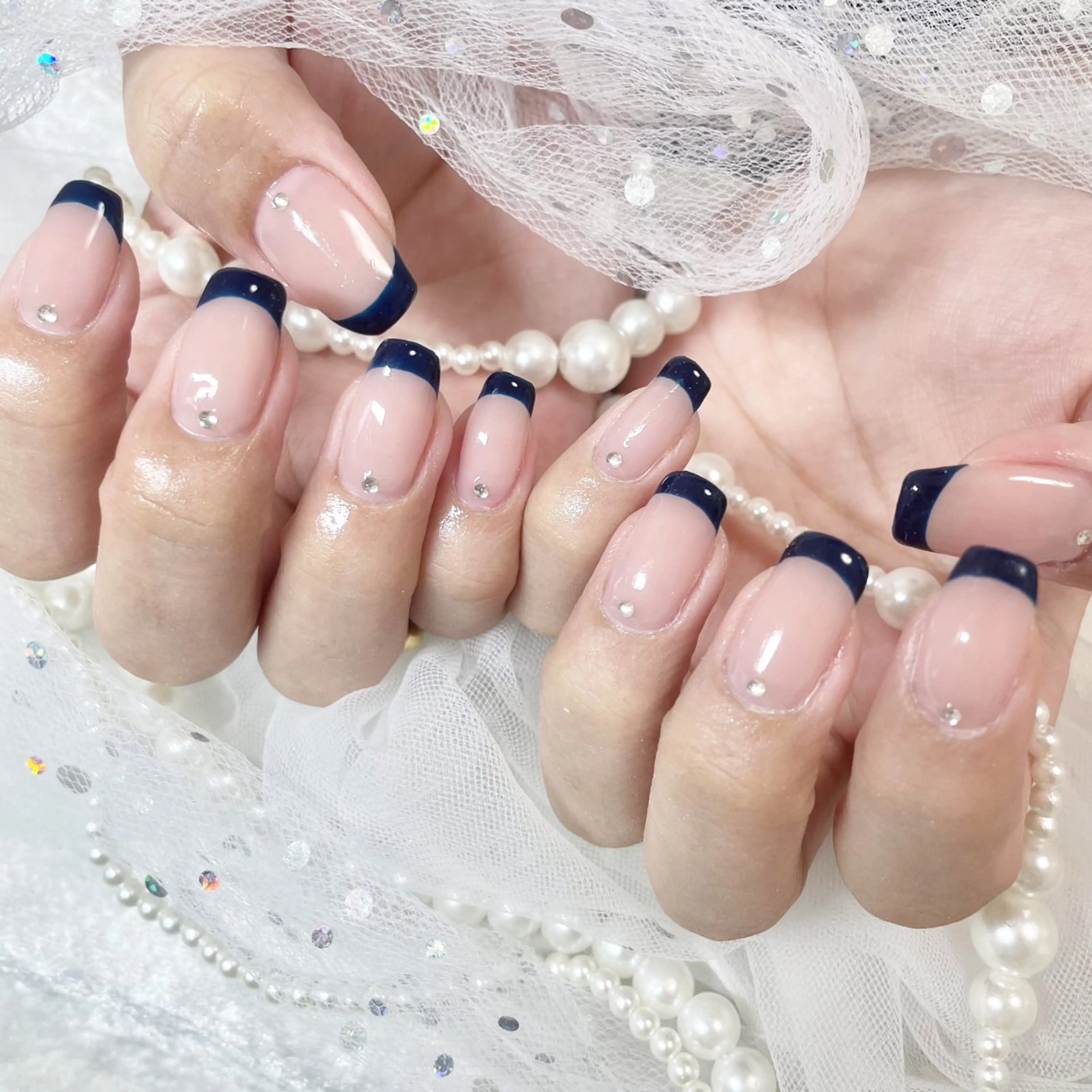 ネイル フレンチネイル 🎀AYAKO 🎀中韓ネイルのネイルデザイン