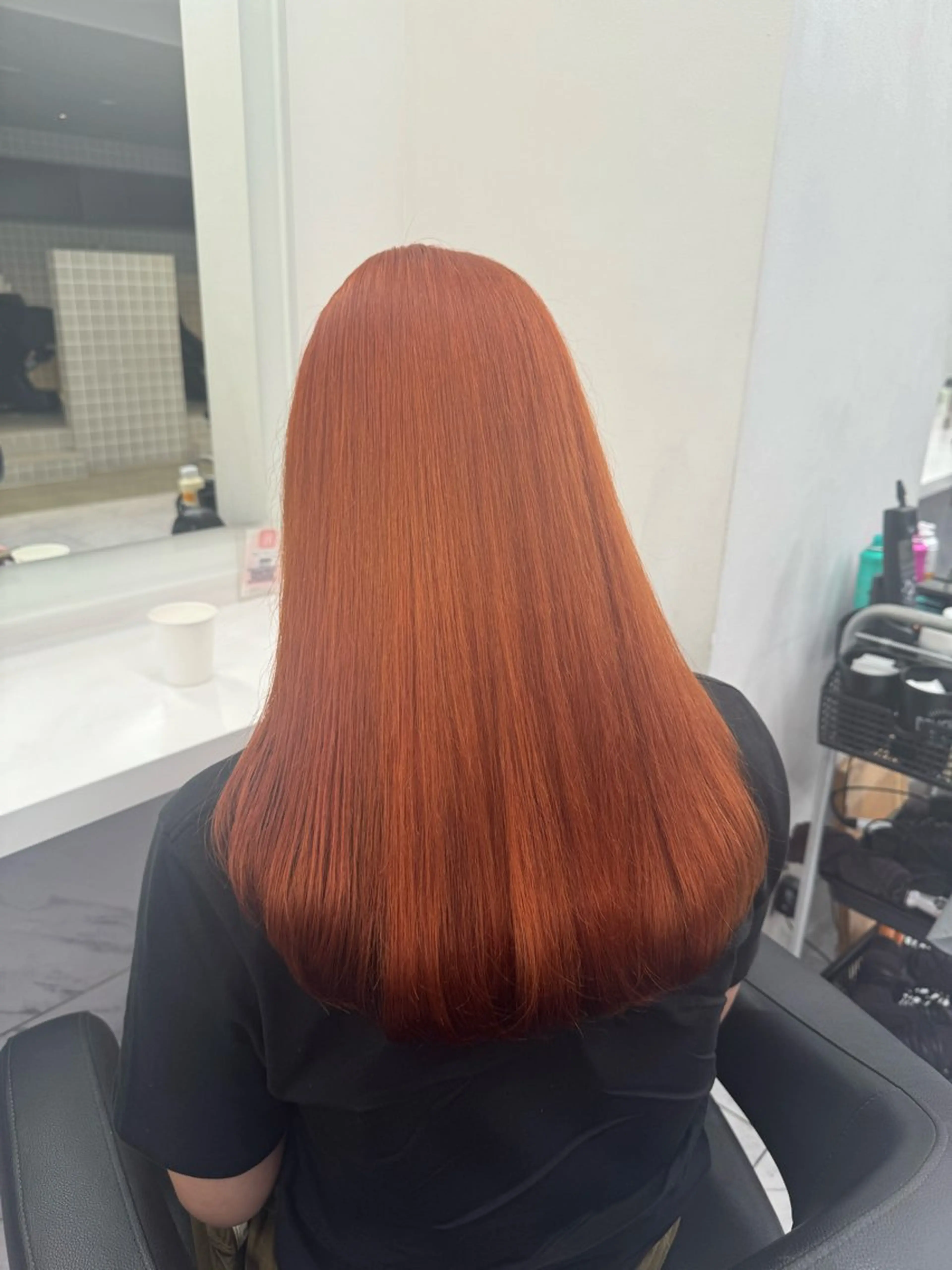 ロング カラー パーマ ヘアアレンジ メンズ キッズ 🍒暖色系 カラー🍒MEIのヘアスタイル