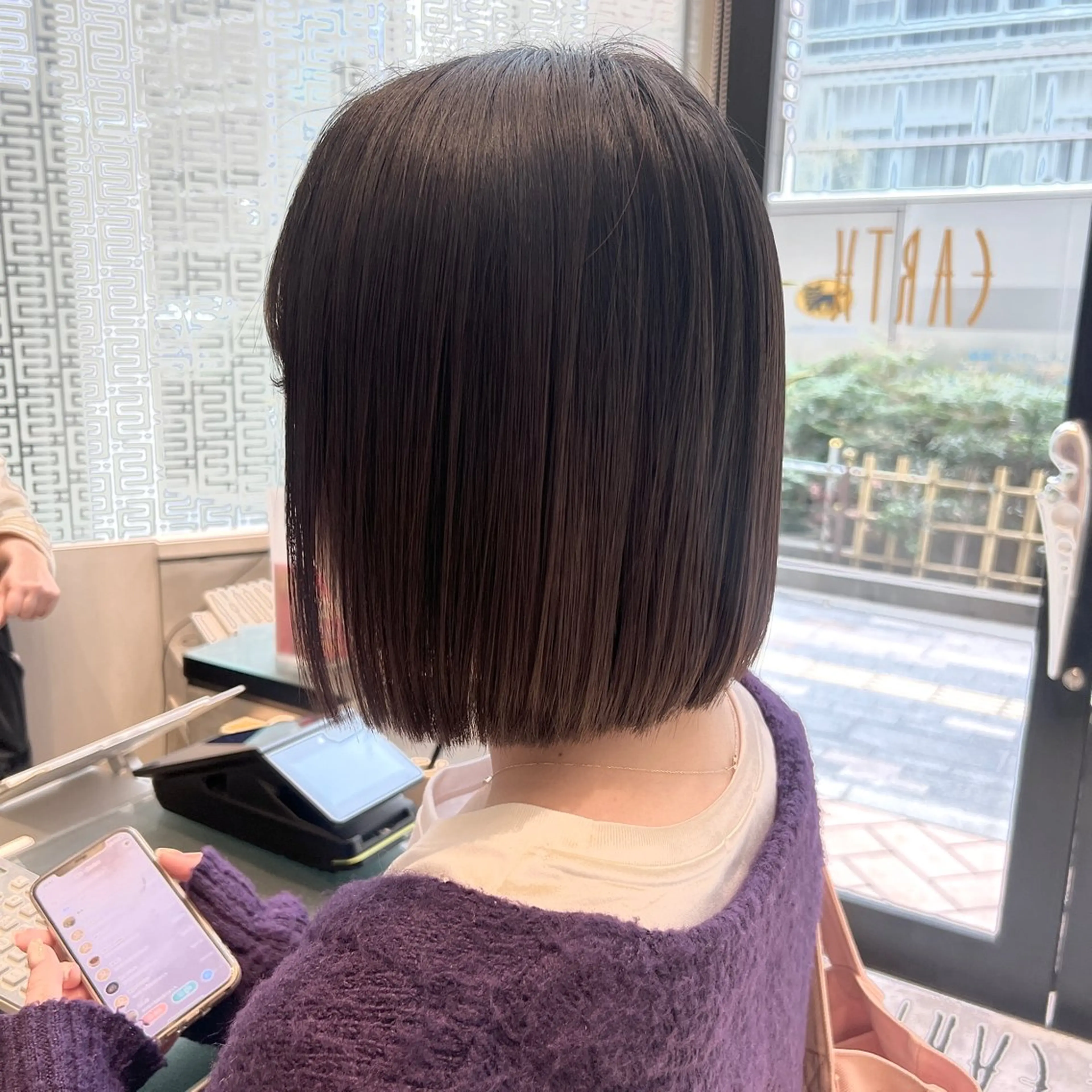 カット トリートメント 李 文のヘアスタイル
