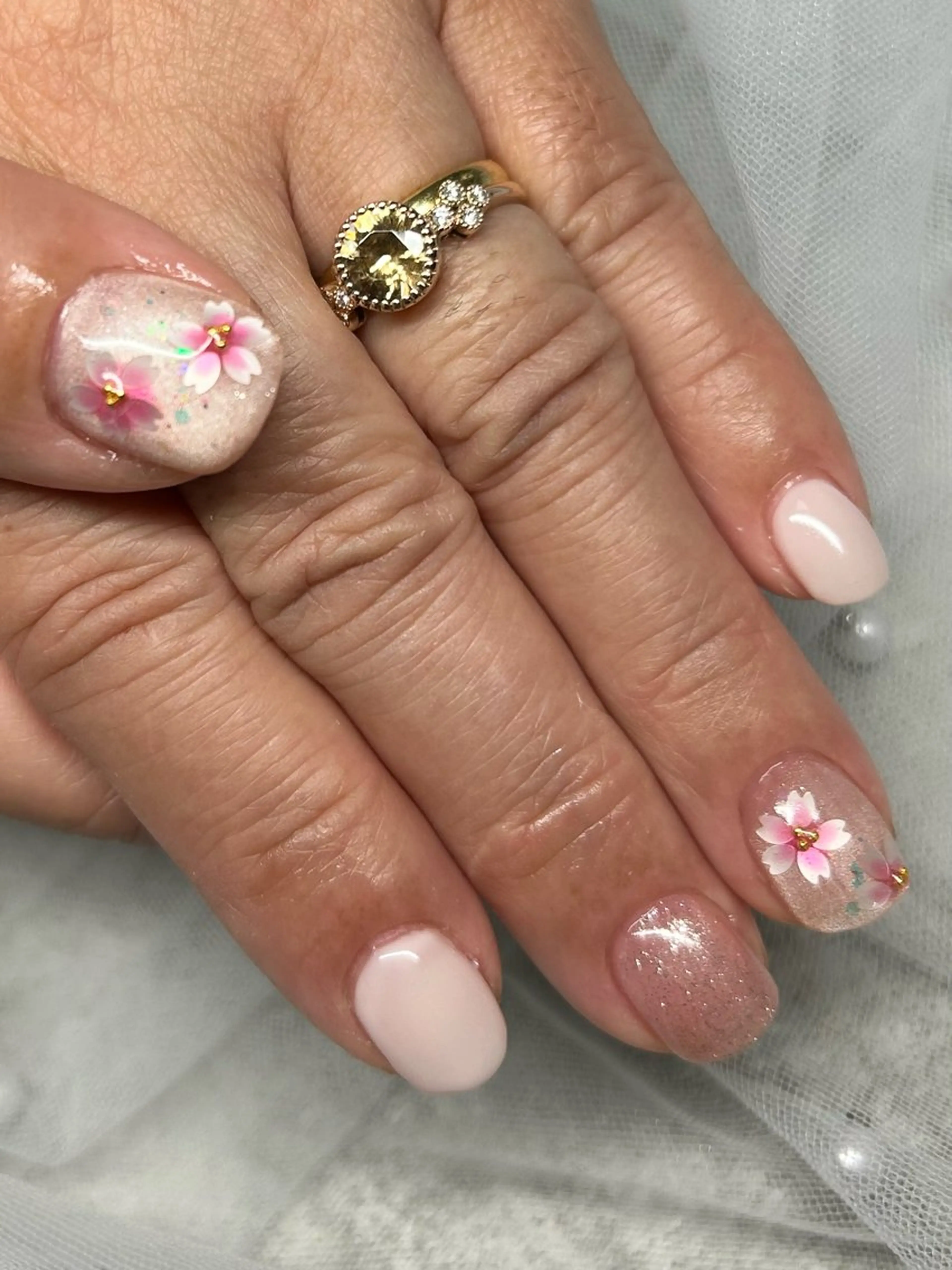 ネイル アートネイル ハンドネイル ten nail salon　かえでのネイルデザイン