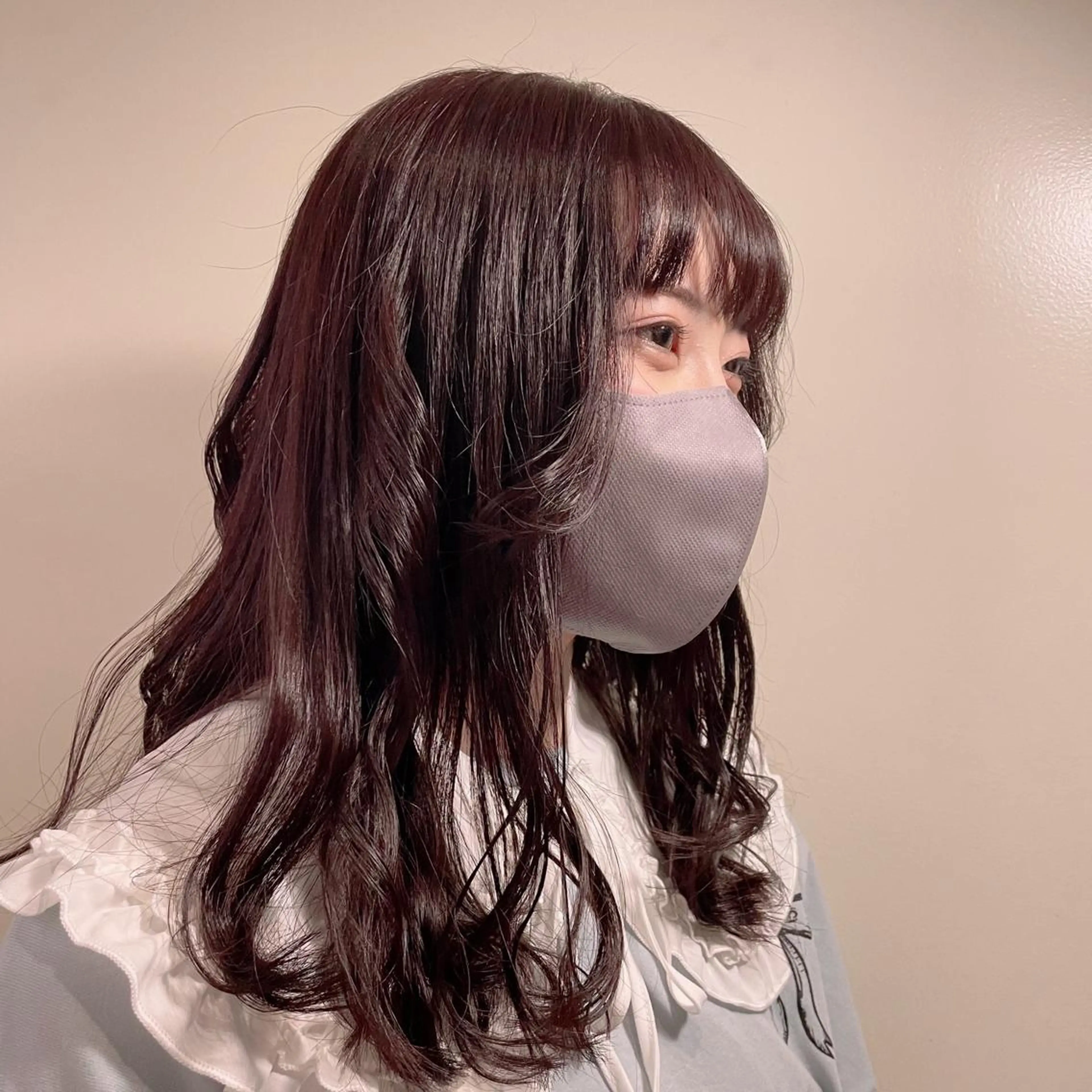 ロング 丸山 愛万音のヘアスタイル