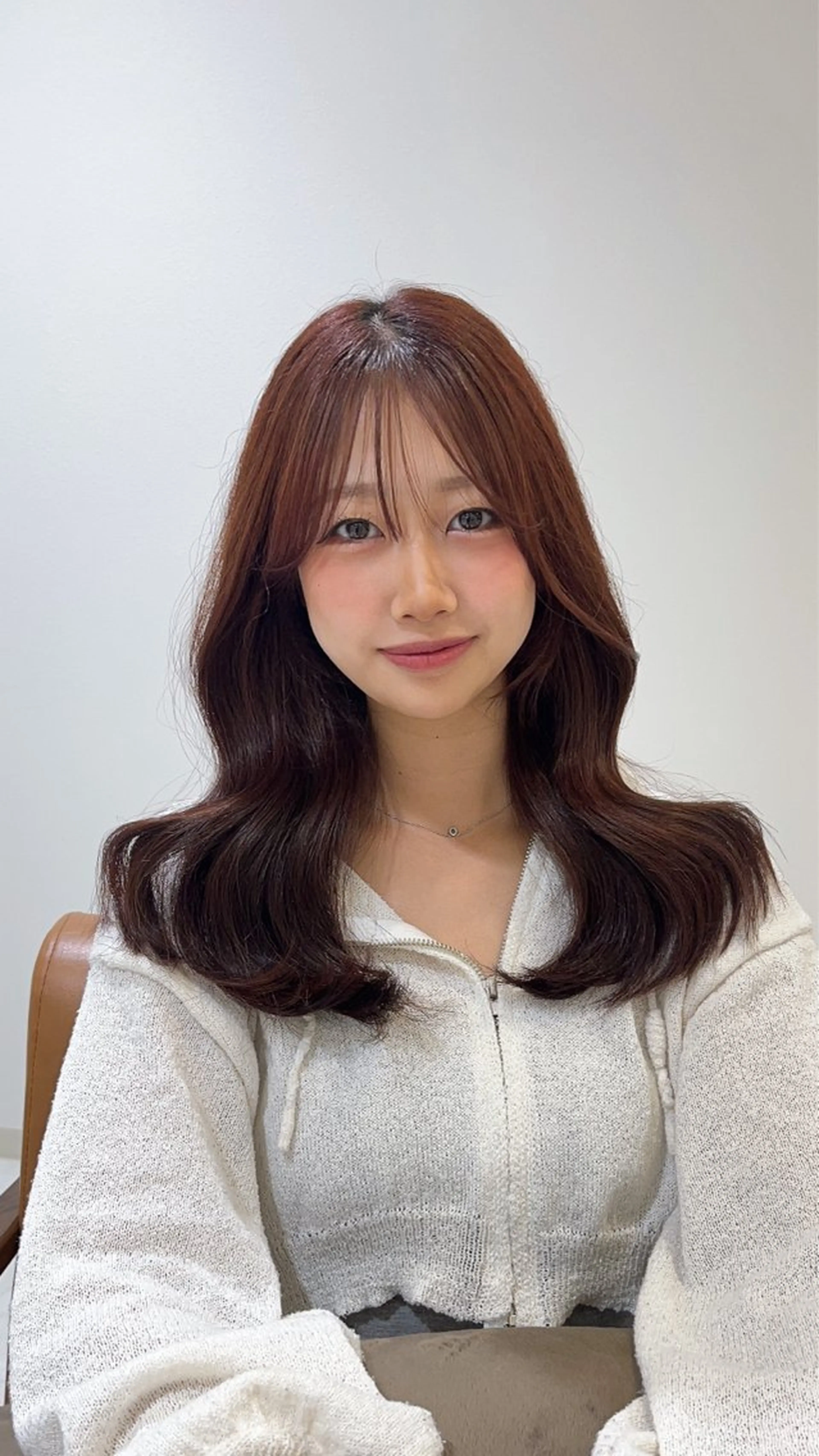 【 新規学割U24】可愛いカット＋韓国水光肌カラー＋AIカラー診断☆の写真