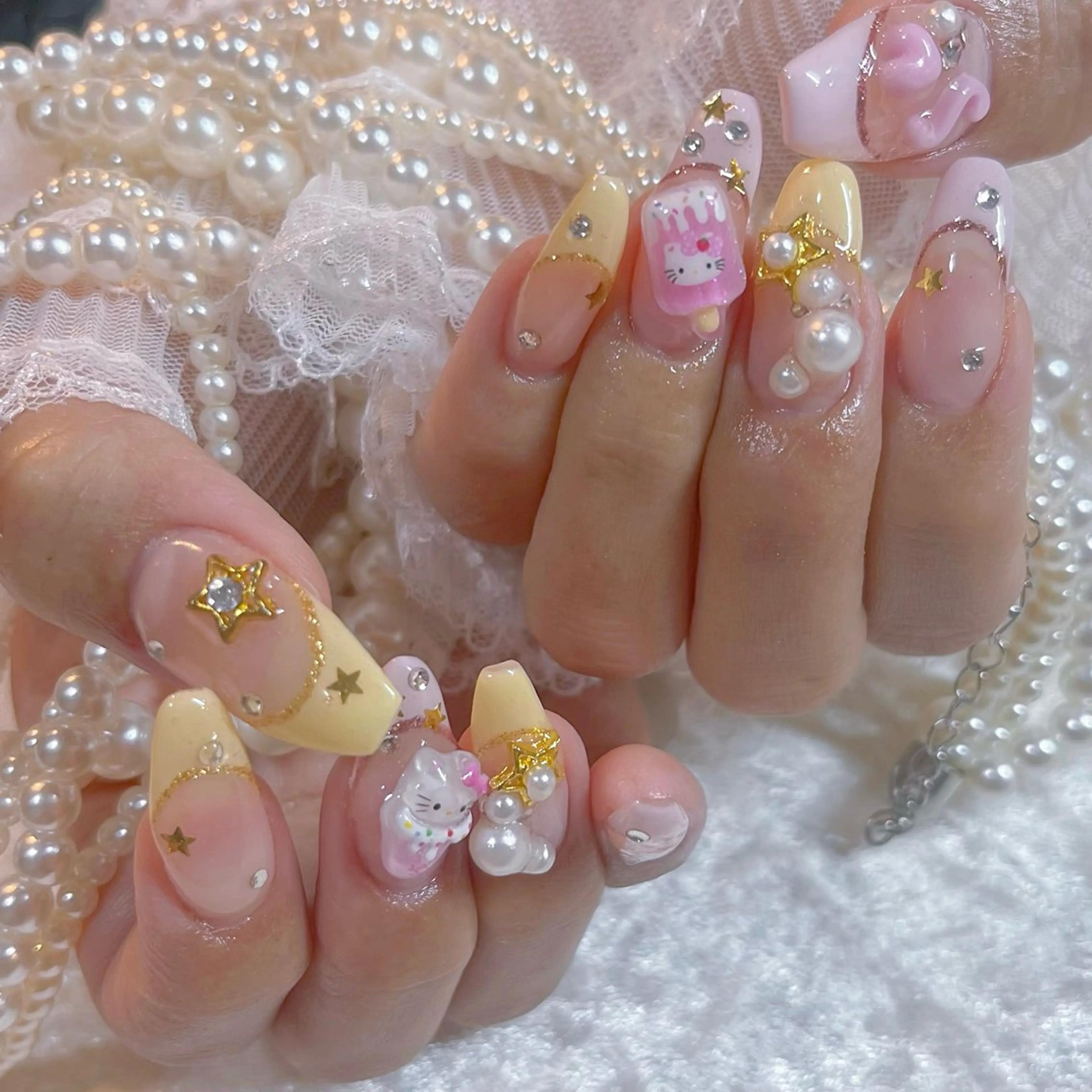 ネイル ハンドネイル Maya 🧊🫧‪のネイルデザイン