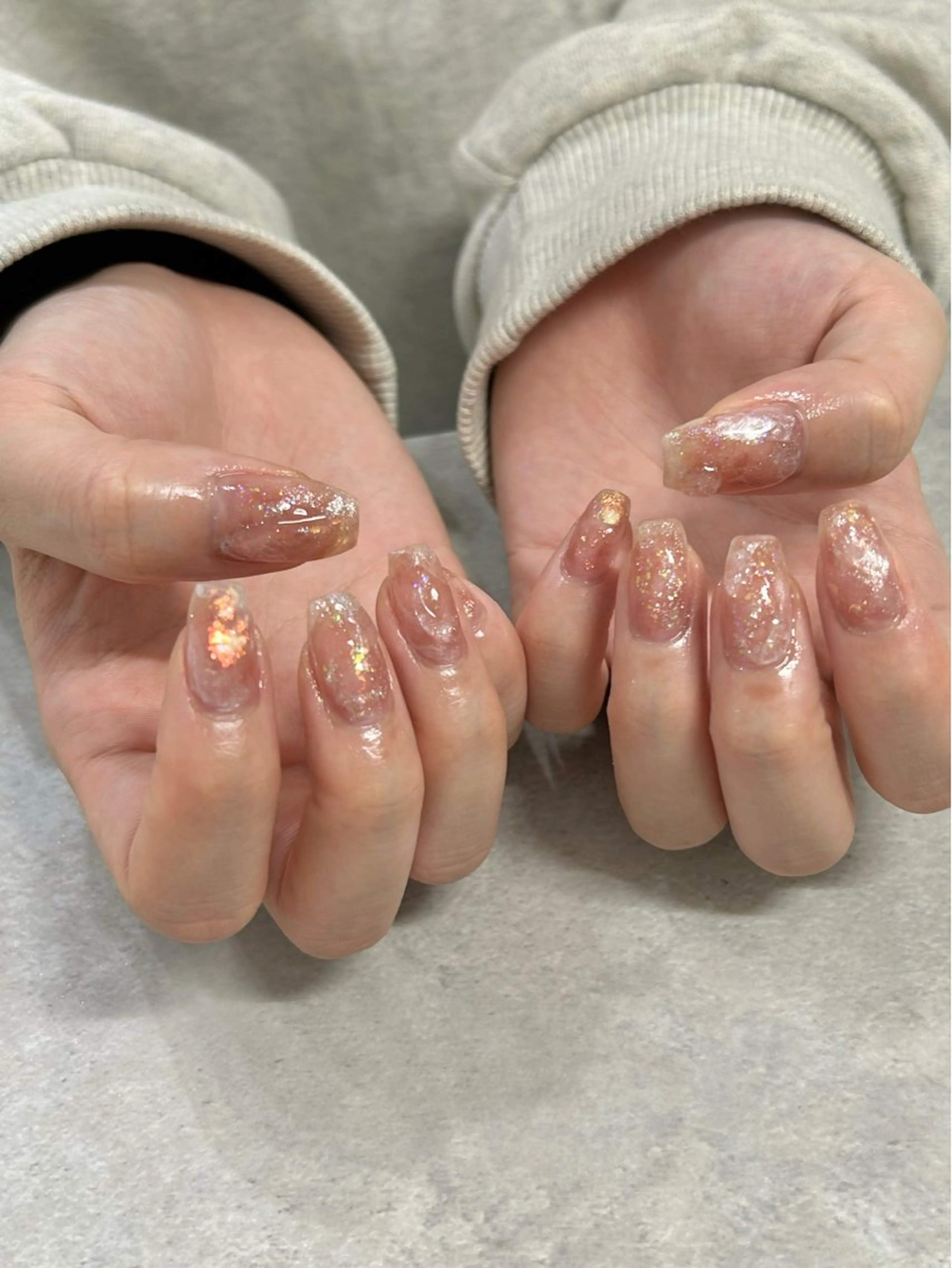 ネイル ニュアンスネイル Ray. byCharmeのネイルデザイン
