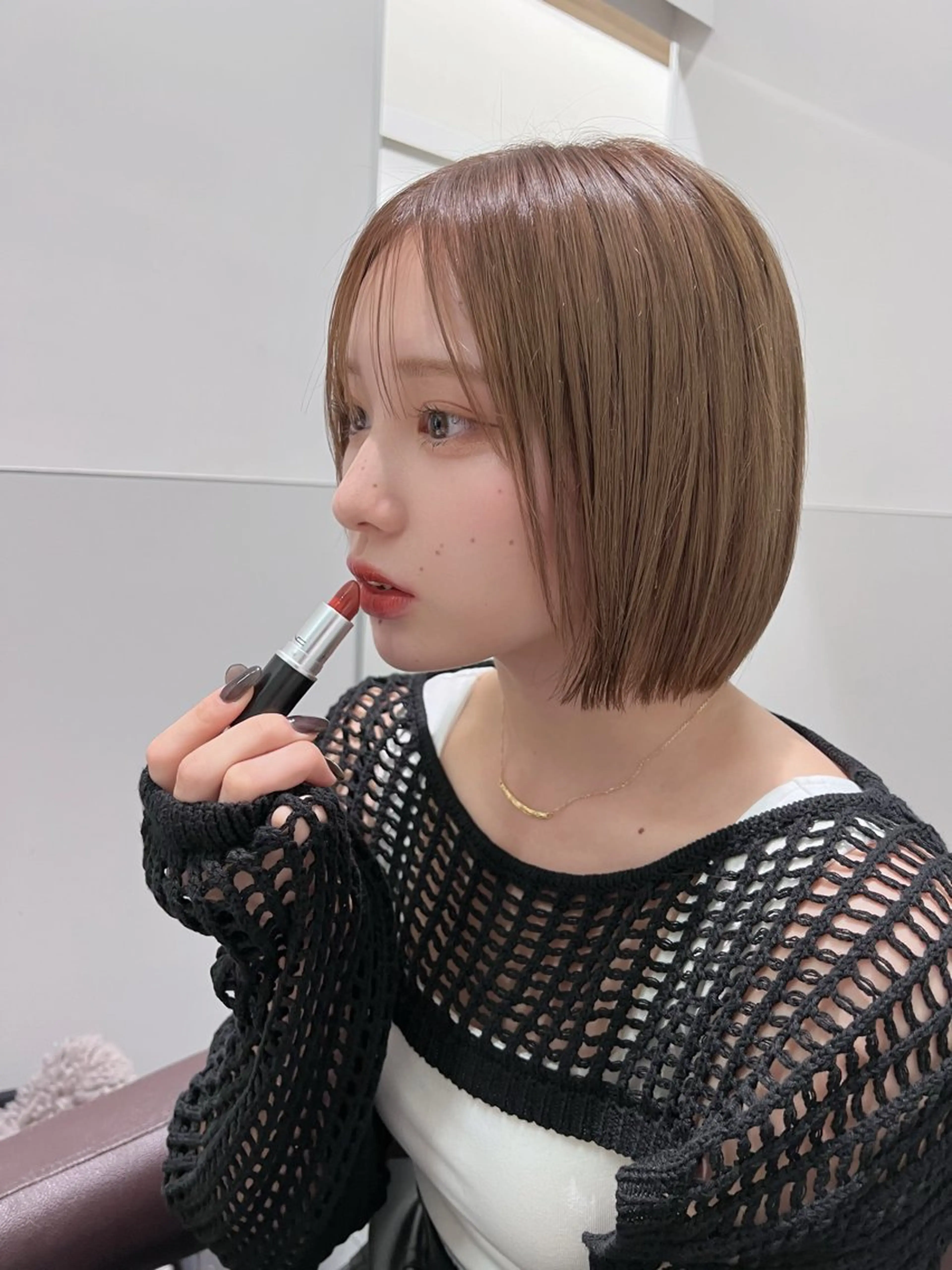 地毛風ストレート＋髪質改善ダイアモンドトリートメントの写真