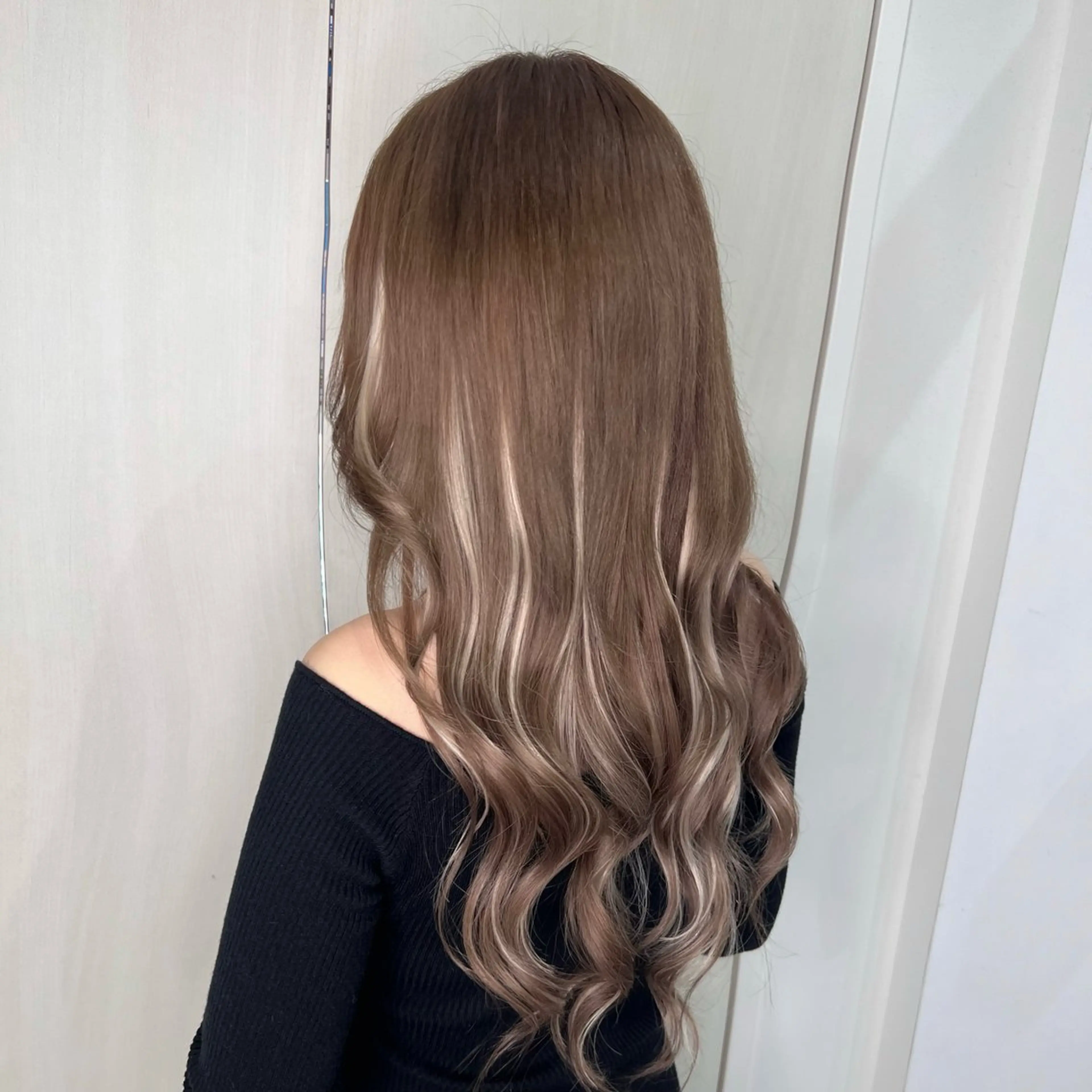 ロング カラー ブラウンカラー メッシュ ヘアカラー エクステ 🦋エクステ🦋 TOMOKAのヘアスタイル