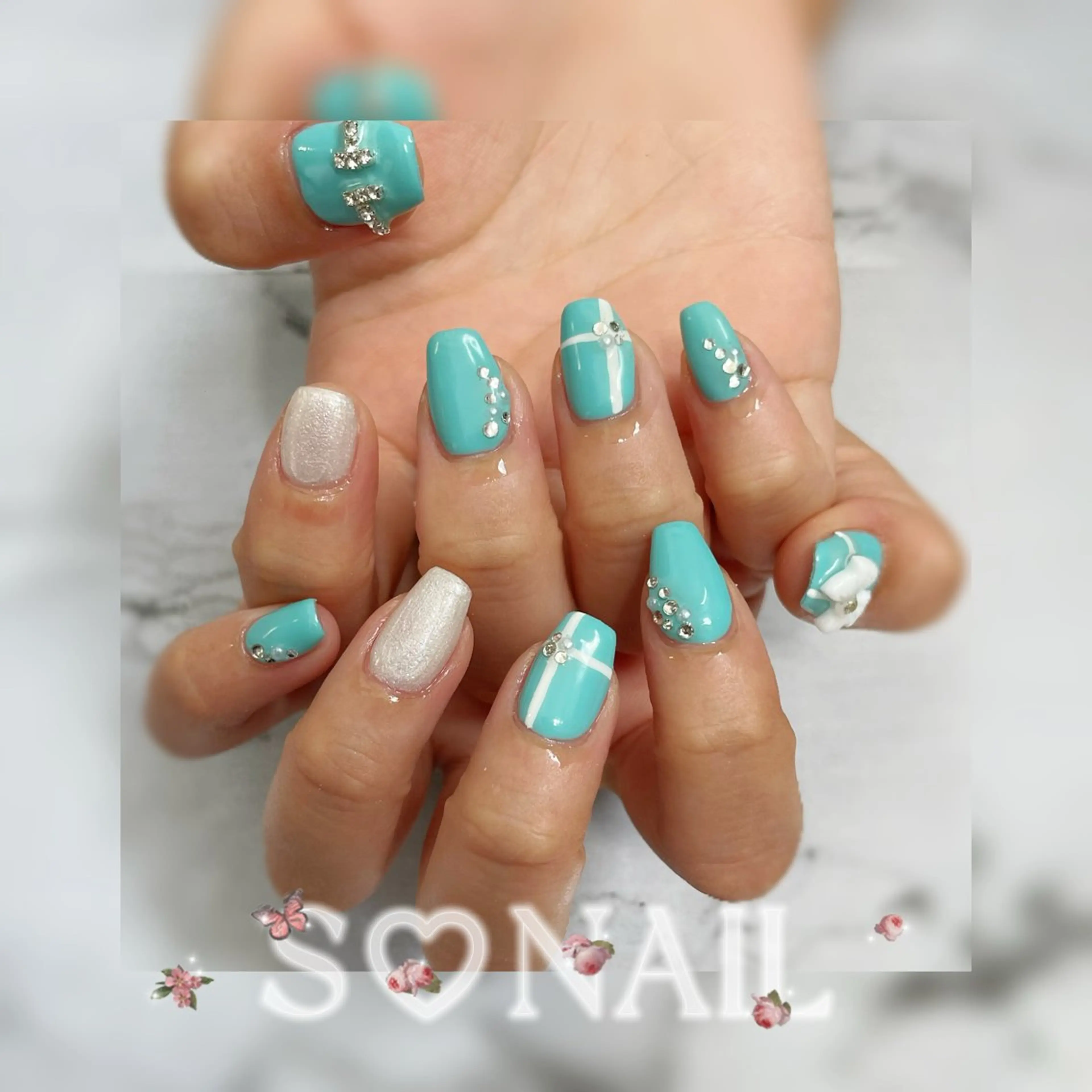 ネイル 持ち込み ハンドネイル S♡NAIL所属・S.NAIL Suuのネイルデザイン
