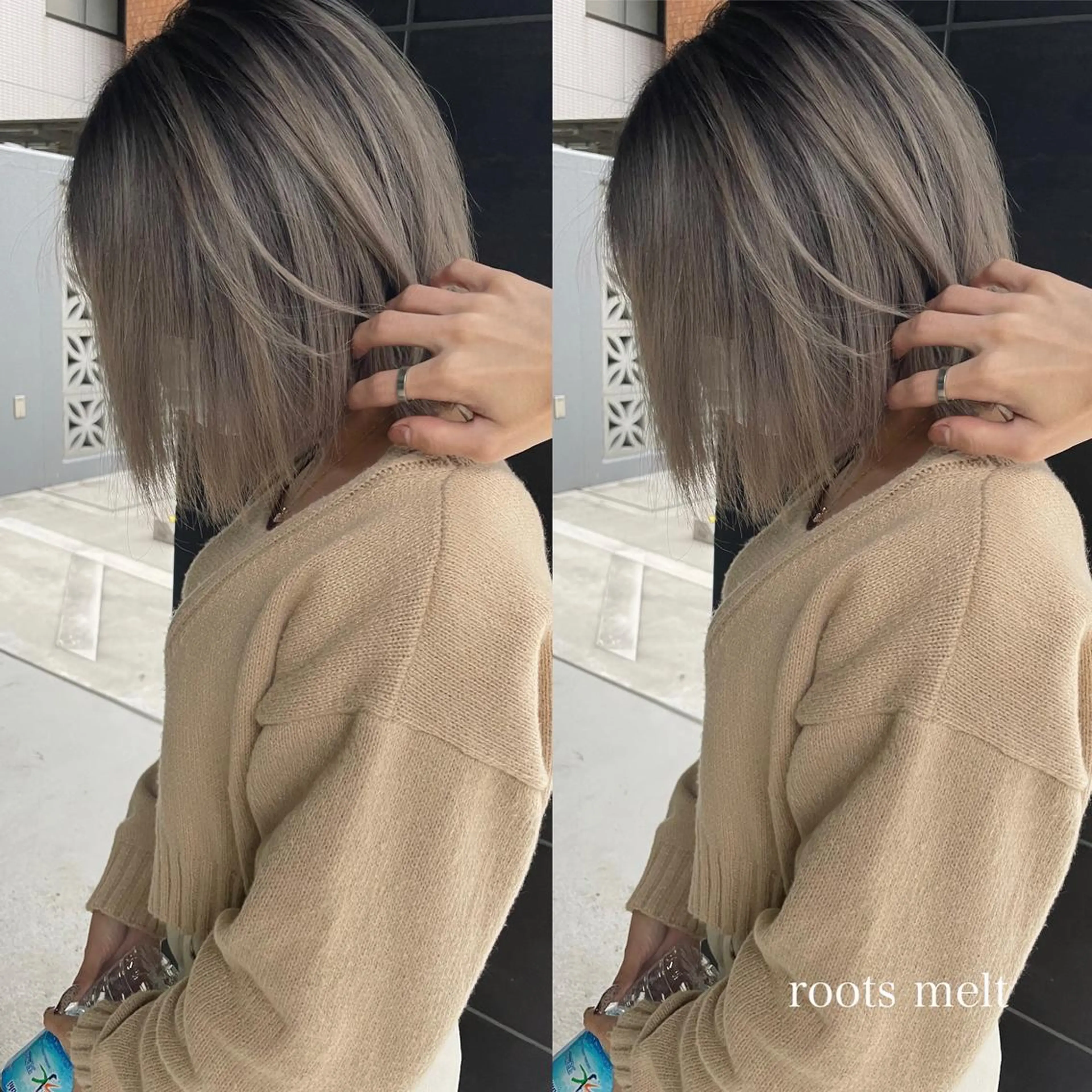 ショート カラー ヒカ/外国人風 デザインカラーのヘアスタイル