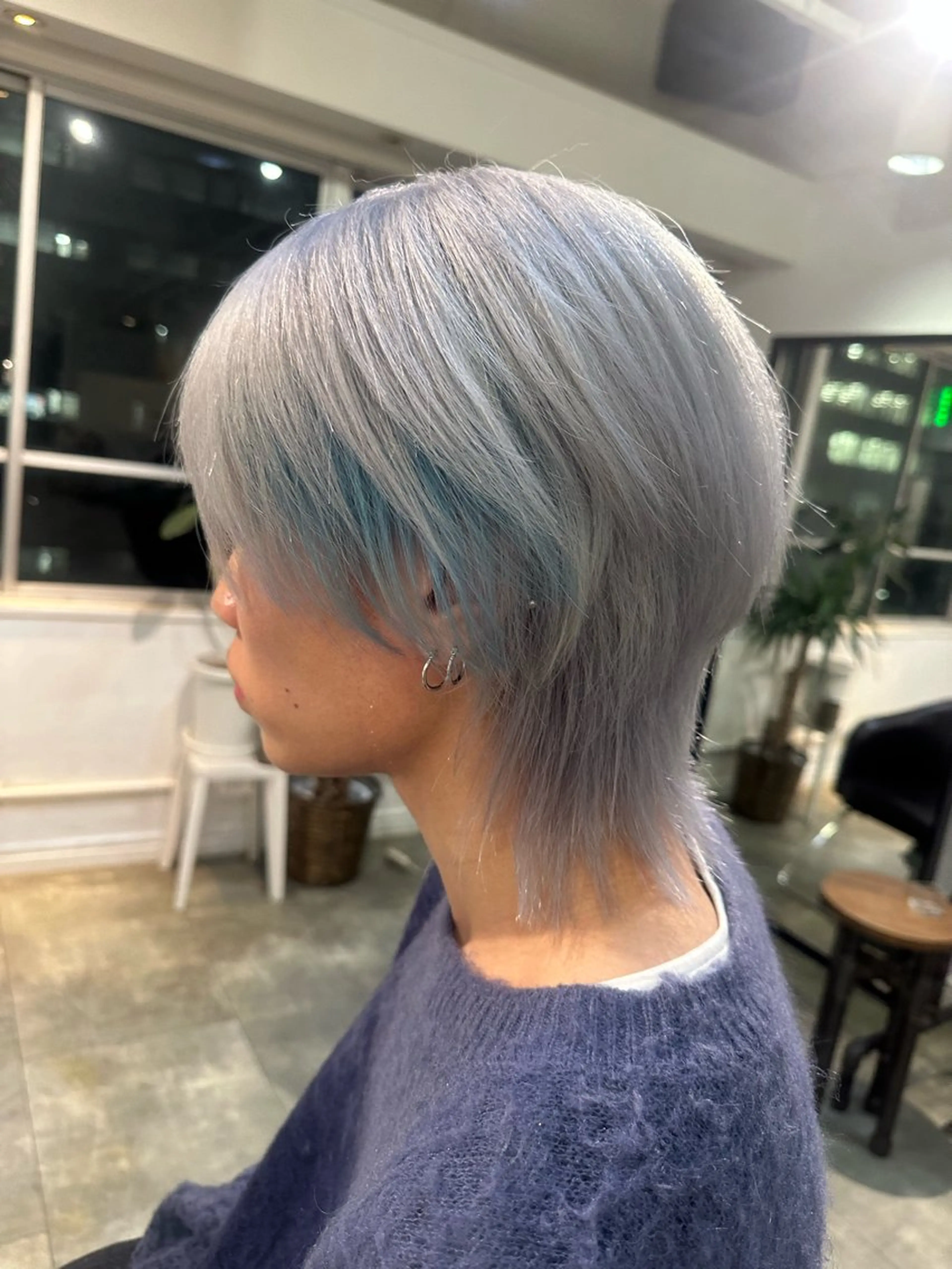 ショート カラー メンズ 【バレイヤージュ】 kentoのヘアスタイル