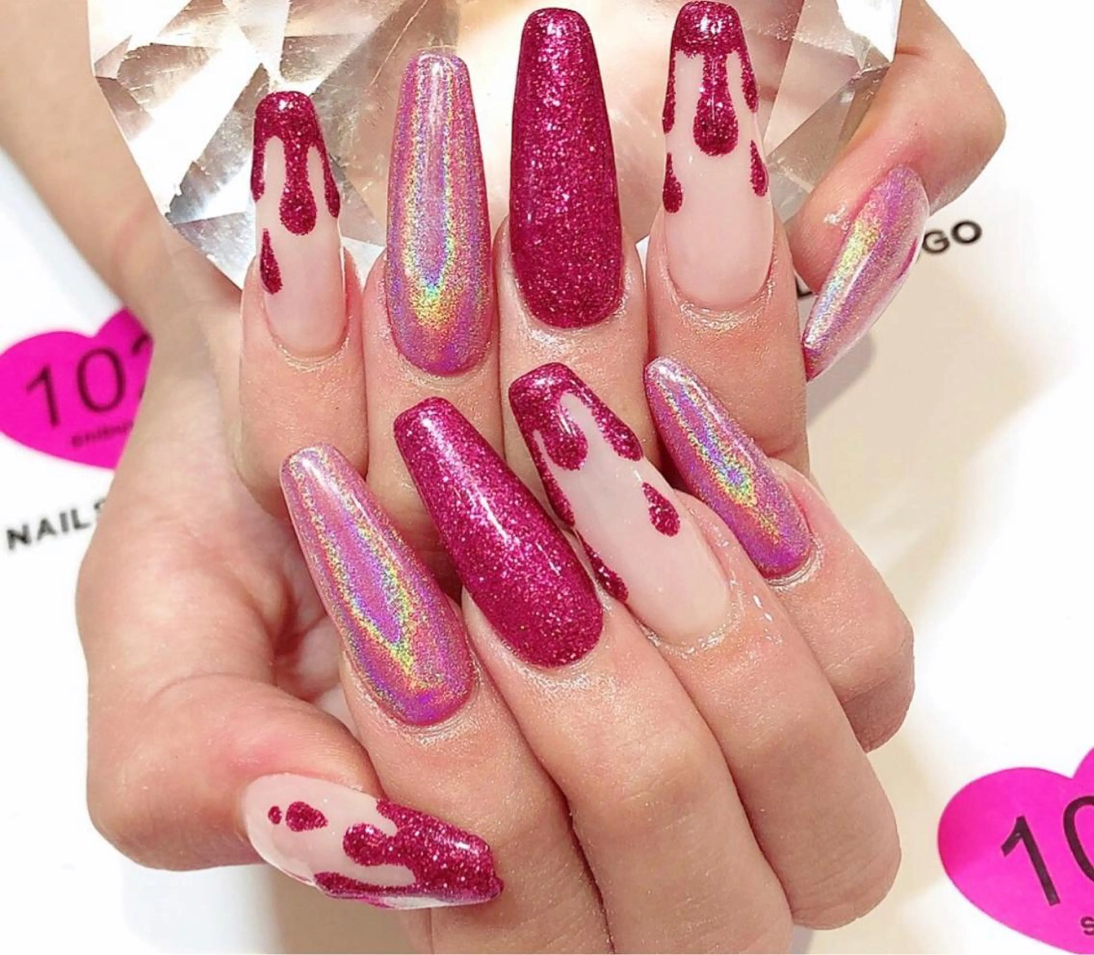 ロング カラー メンズ キッズ ネイル NAILSGOGO shibuyaのネイルデザイン