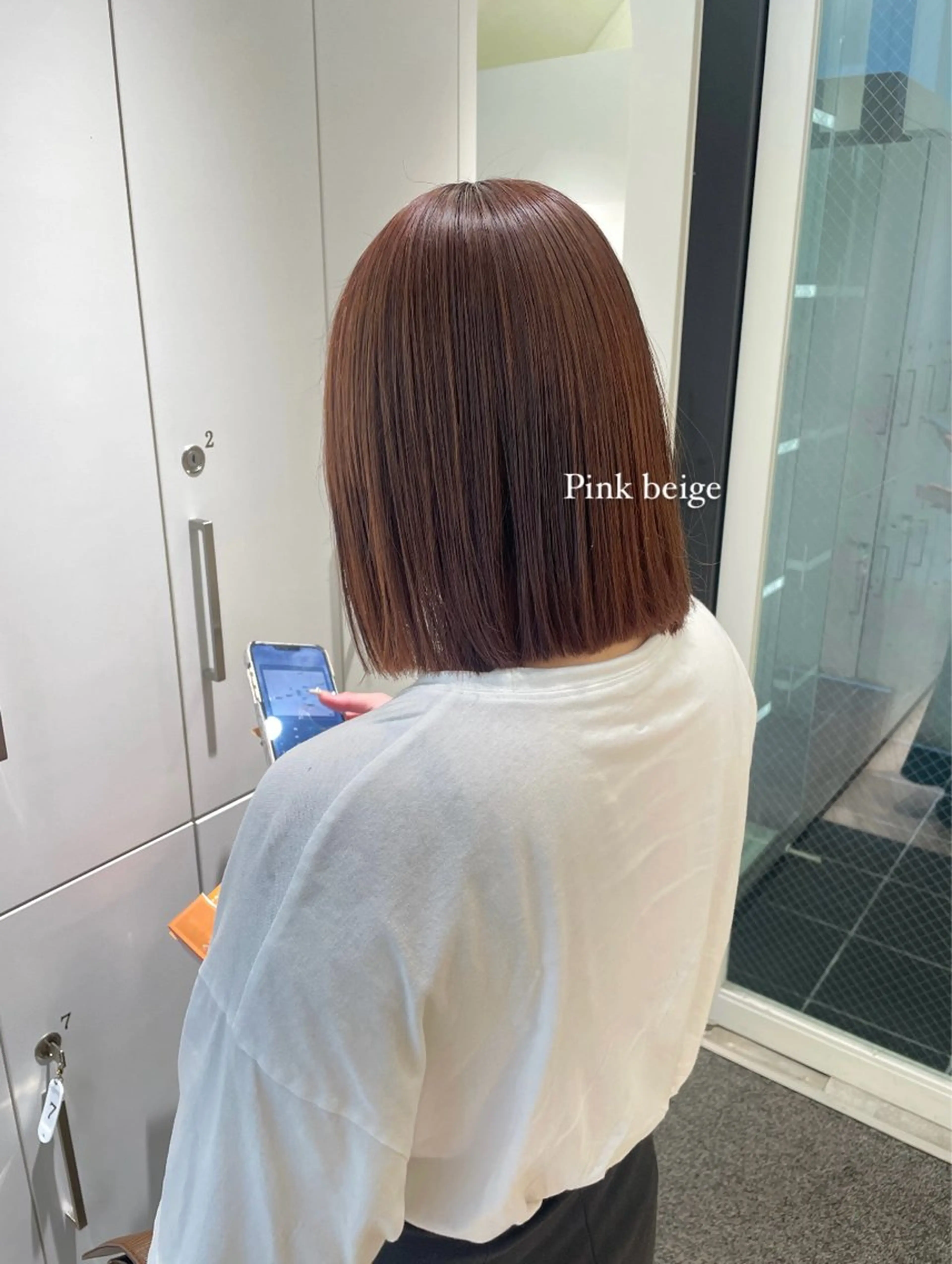 ミディアム カラー ピンクカラー トリートメント ヘアカラー Parve Mix /頓宮 稚愛🤍のヘアスタイル