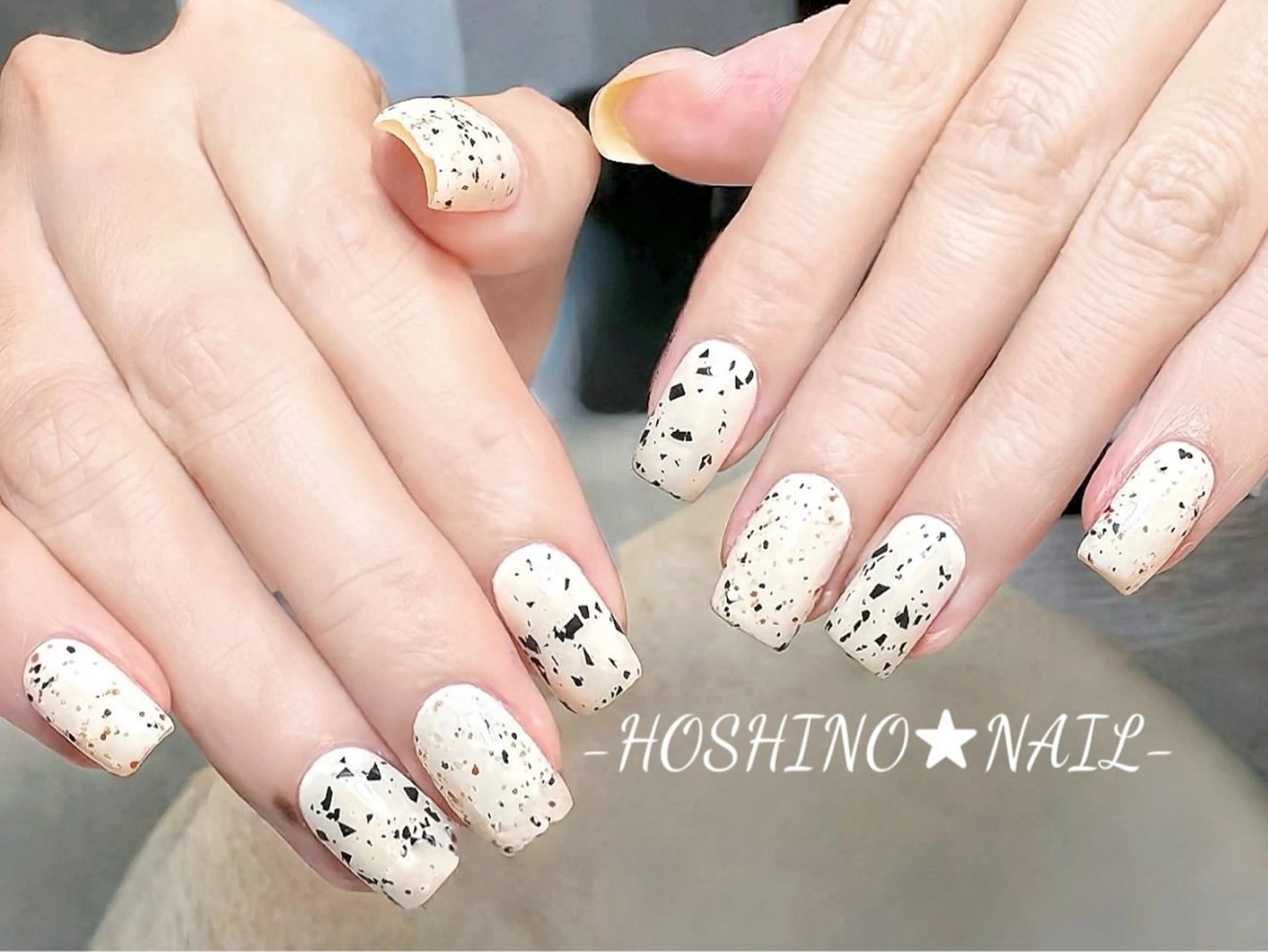 ネイル オーロラネイル チークネイル ドット フットネイル フレンチネイル ハンドネイル ★HOSHINO NAIL★新宿店のネイルデザイン