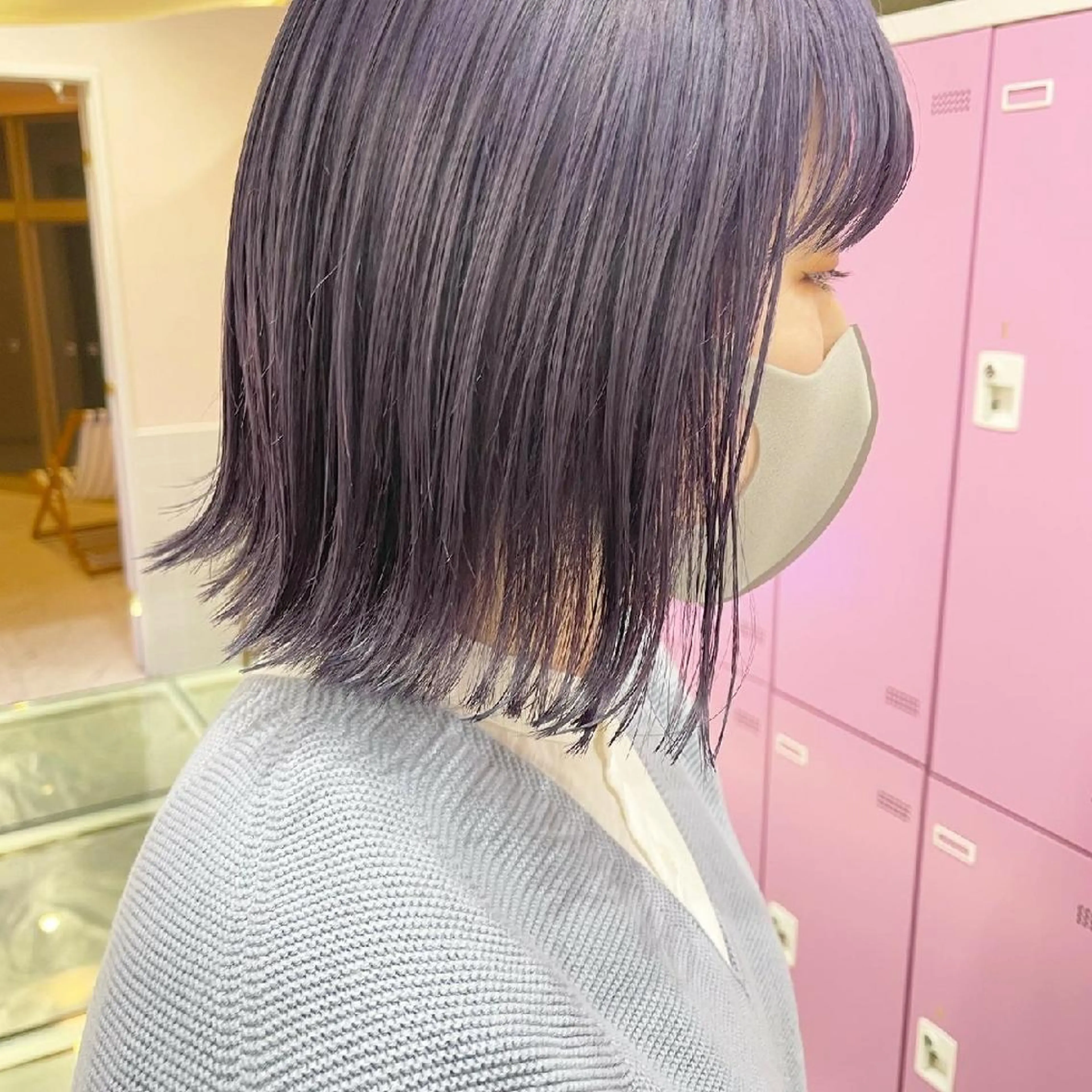 カラー ショート ブリーチ ラベンダーカラー ヘアカラー トリートメント 🌈GAME🌈 横浜店のヘアスタイル
