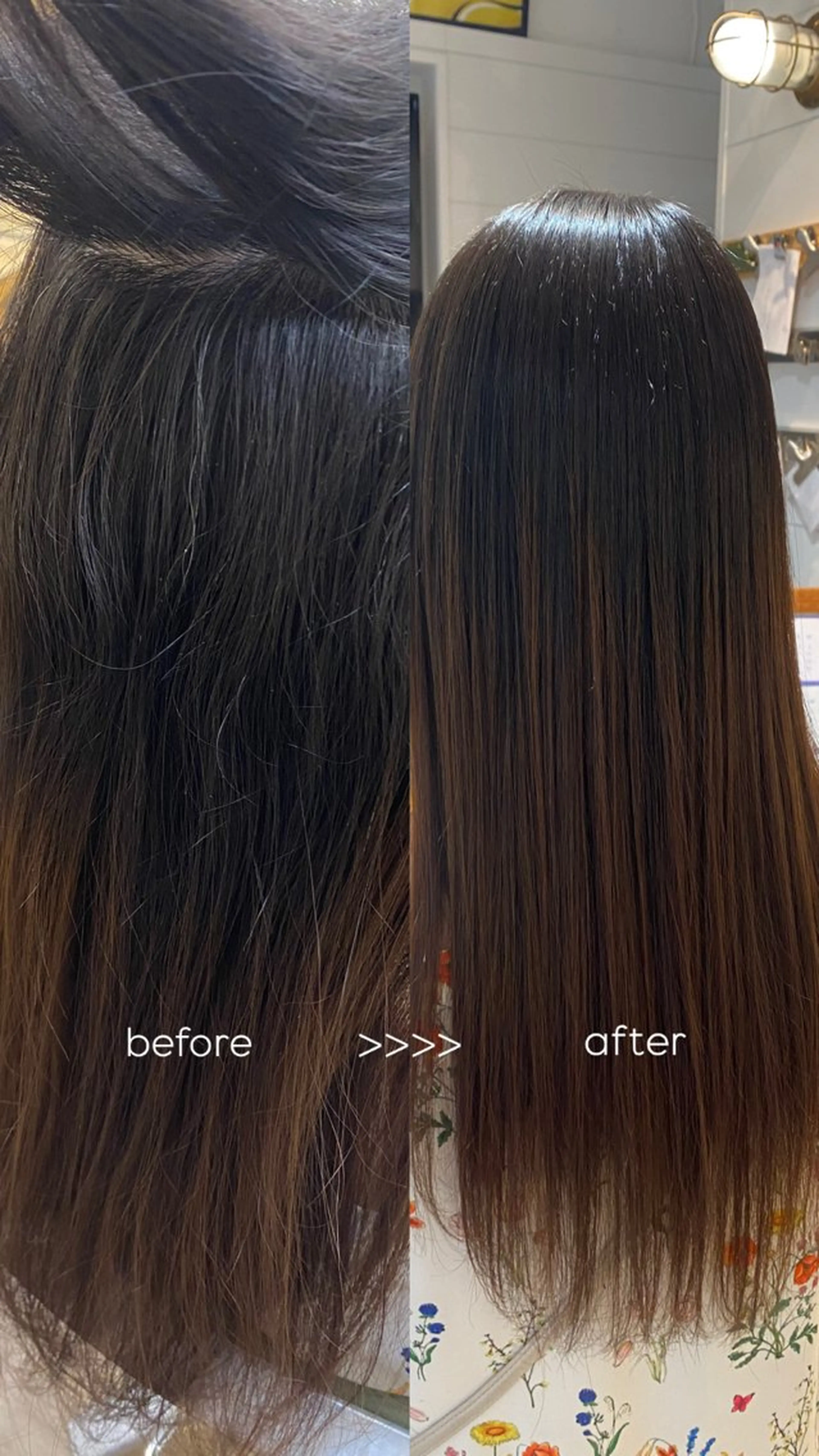 ロング くせ毛 縮毛矯正 BUZZ 自由が丘所属・niimi rimuのヘアスタイル