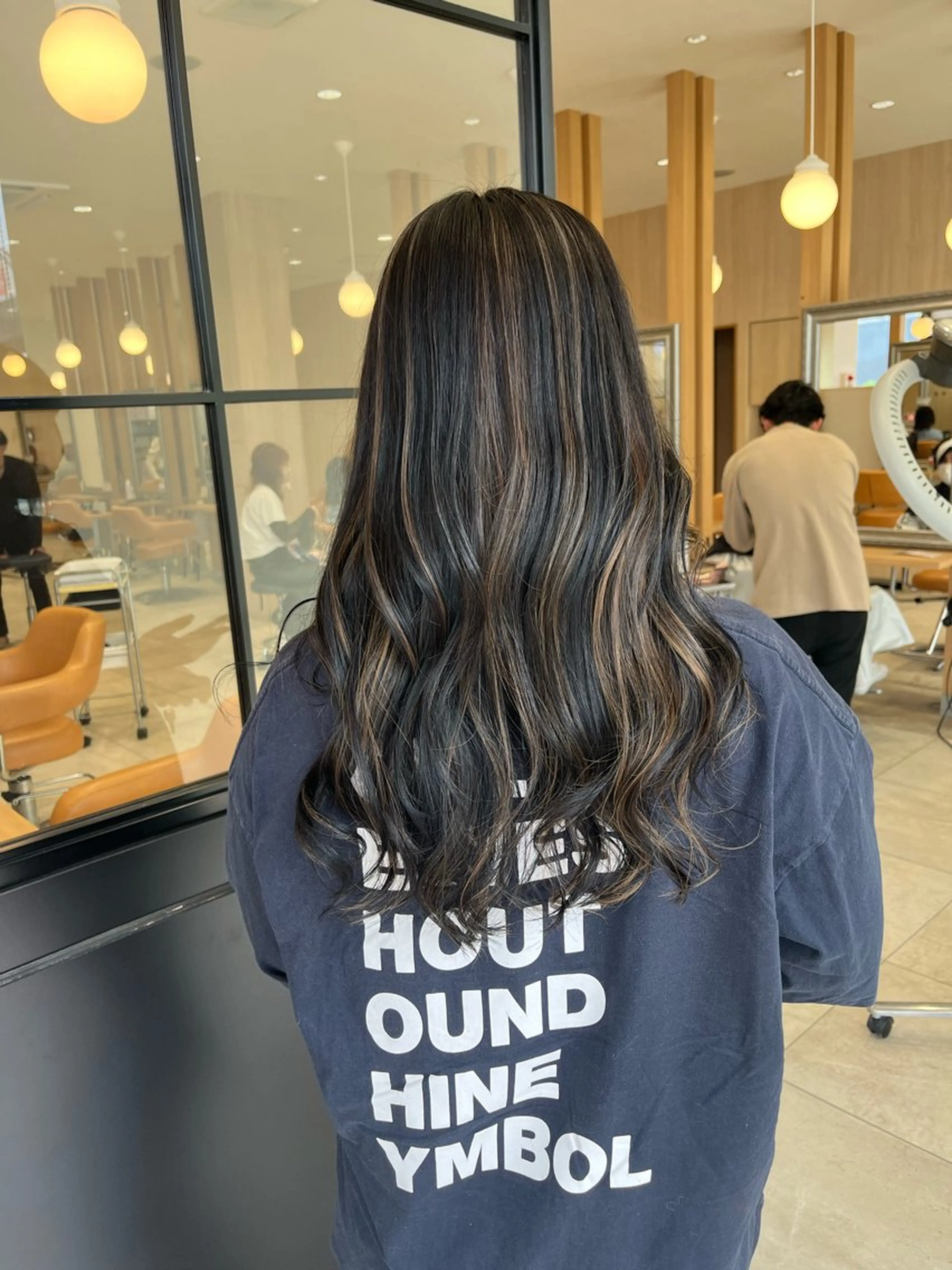カラー ハイライトカラー ヘアカラー ラブーケ中川中島店 クラタチカコのヘアスタイル