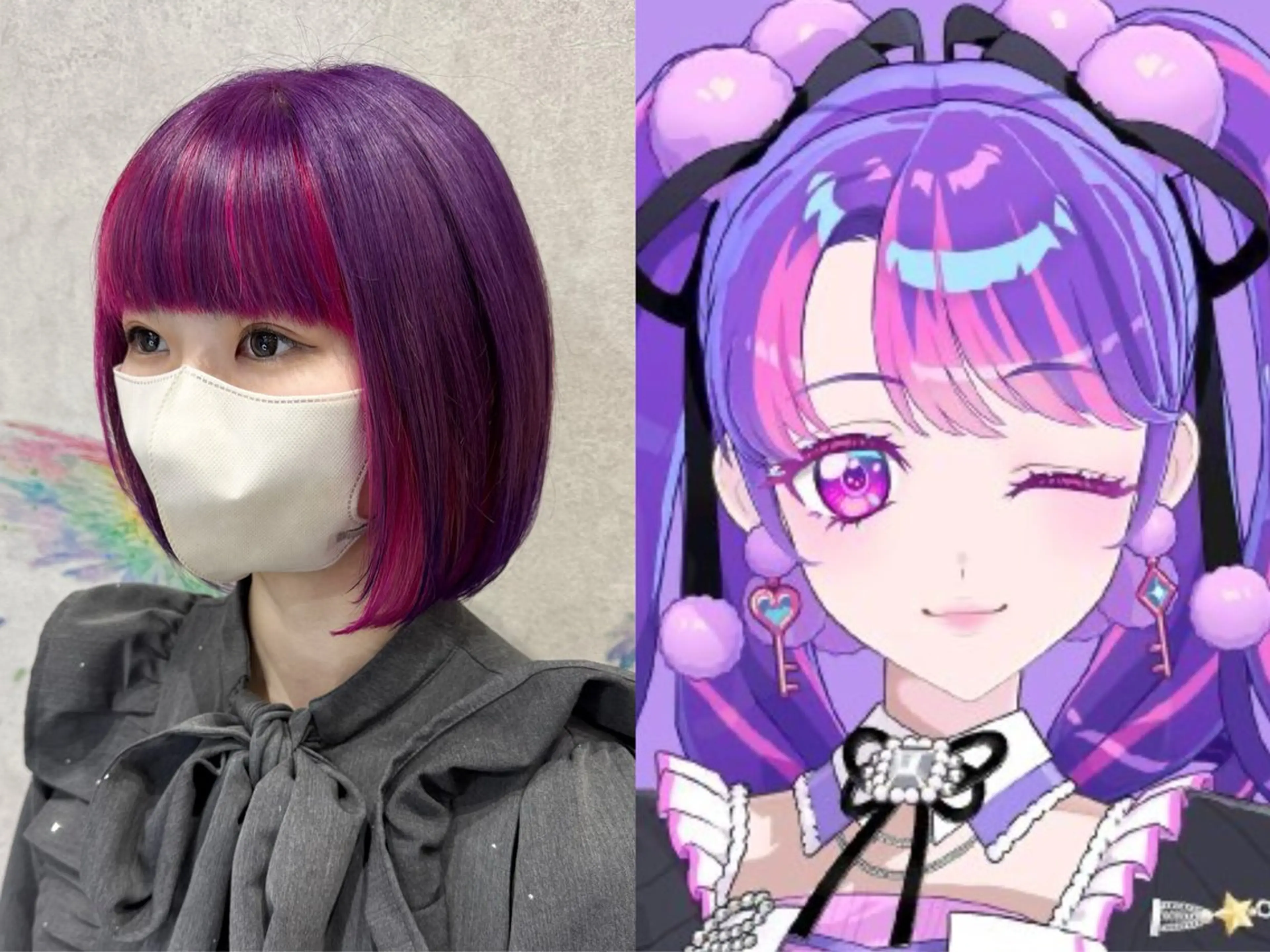ミディアム カラー カット ヘアカラー トリートメント 韓国ヘアー🦄ྀི オタク美容師🌈山本のヘアスタイル